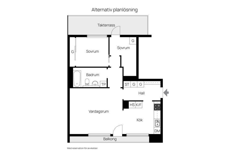 Bostadsrätt, Lugnets Allé 67, Takterrass, Hammarby Sjöstad, Stockholm