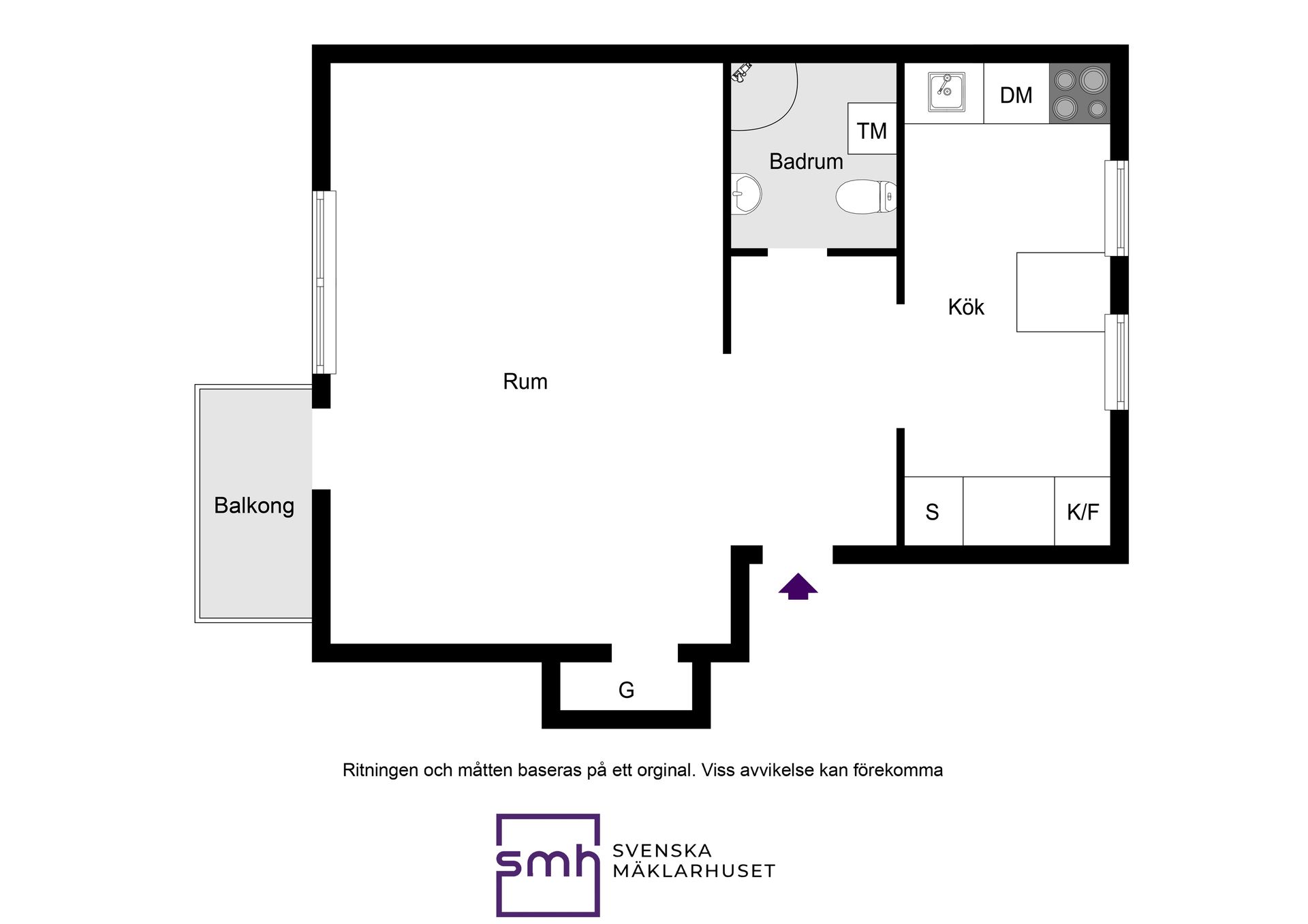 Bostadsrätt, Kinnekullevägen 34, Bromma / Traneberg, Stockholm