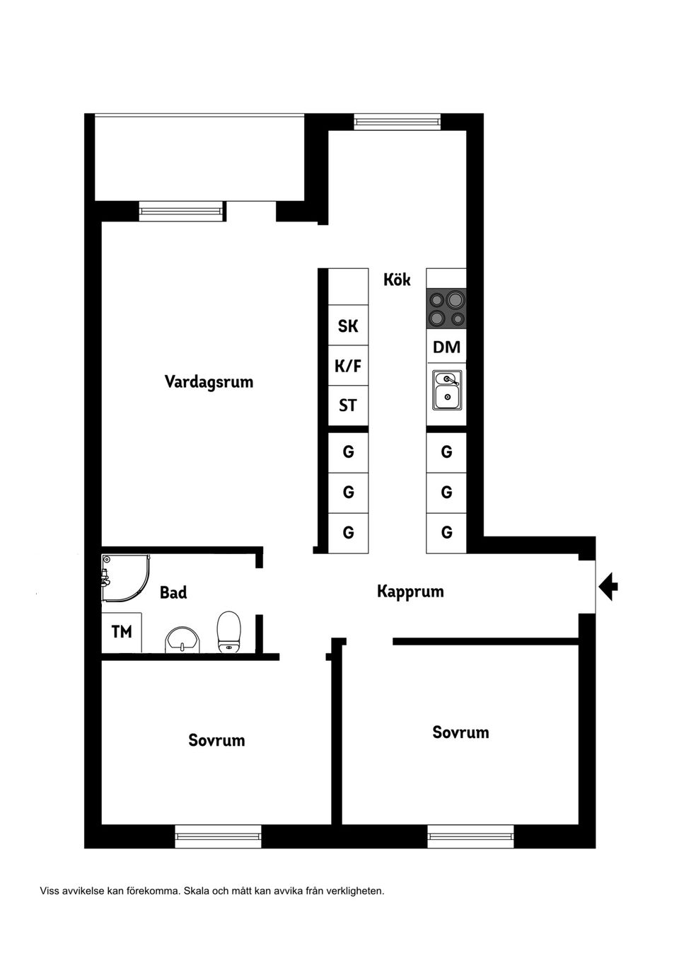 Bostadsrätt, Signalgatan 13D, Visby - Visborgsstaden, Gotland