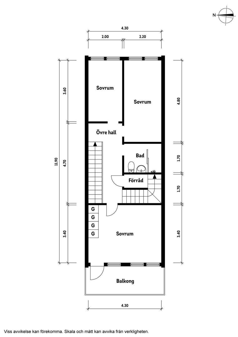 Villa, Radhus, Lingonvägen 33, Floda-Uddared, Lerum