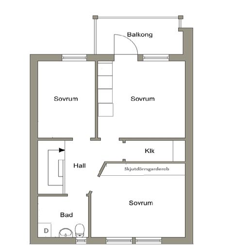 Bostadsrätt, Gruvgatan 26D, Lindesberg