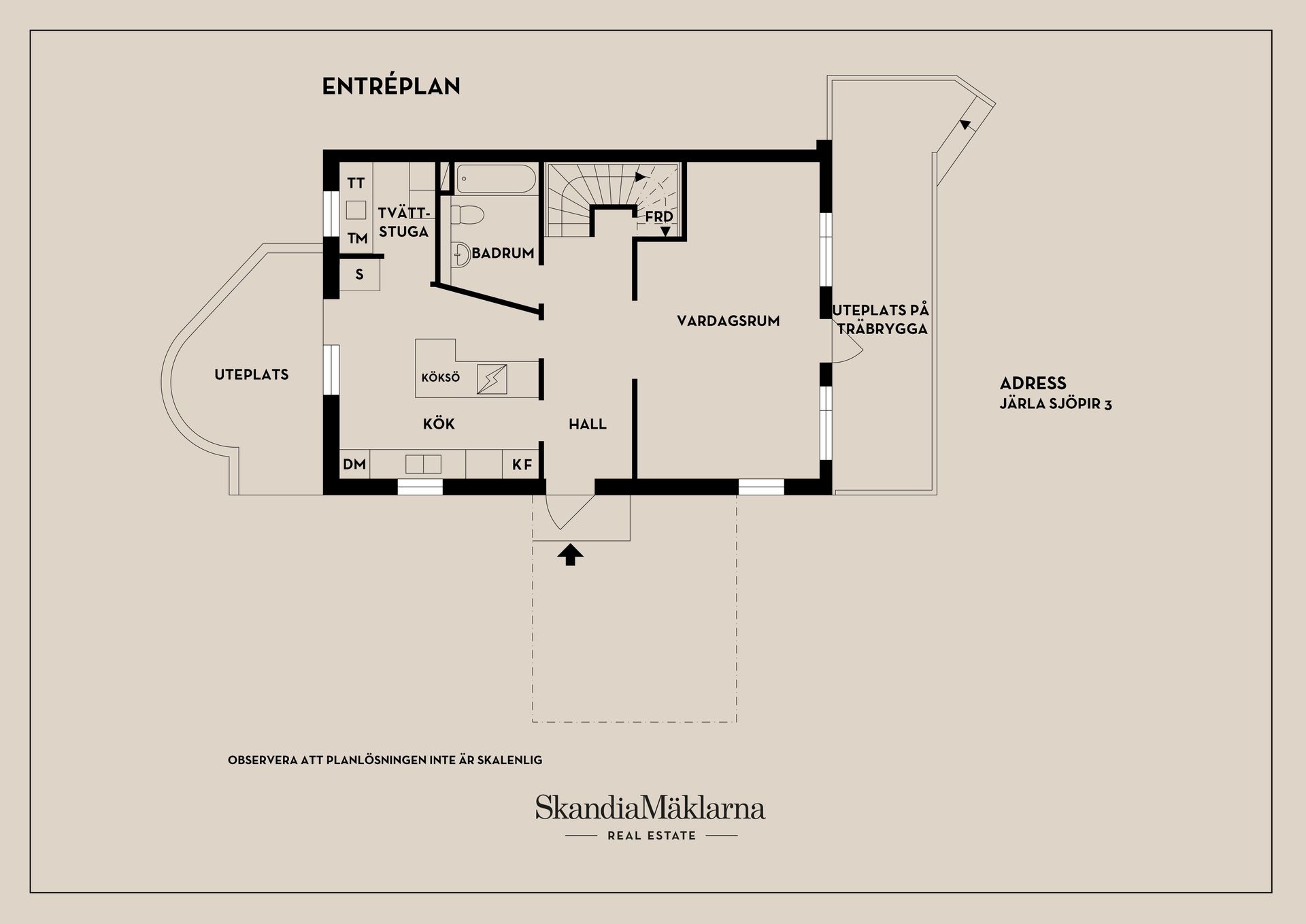 Bostadsrätt, Järla sjöpir 3, Järla Sjö, Nacka