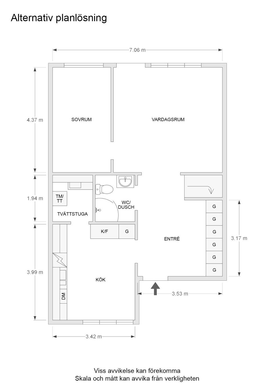 Bostadsrätt, Radhus, Överstegatan 18B, T1, Linköping