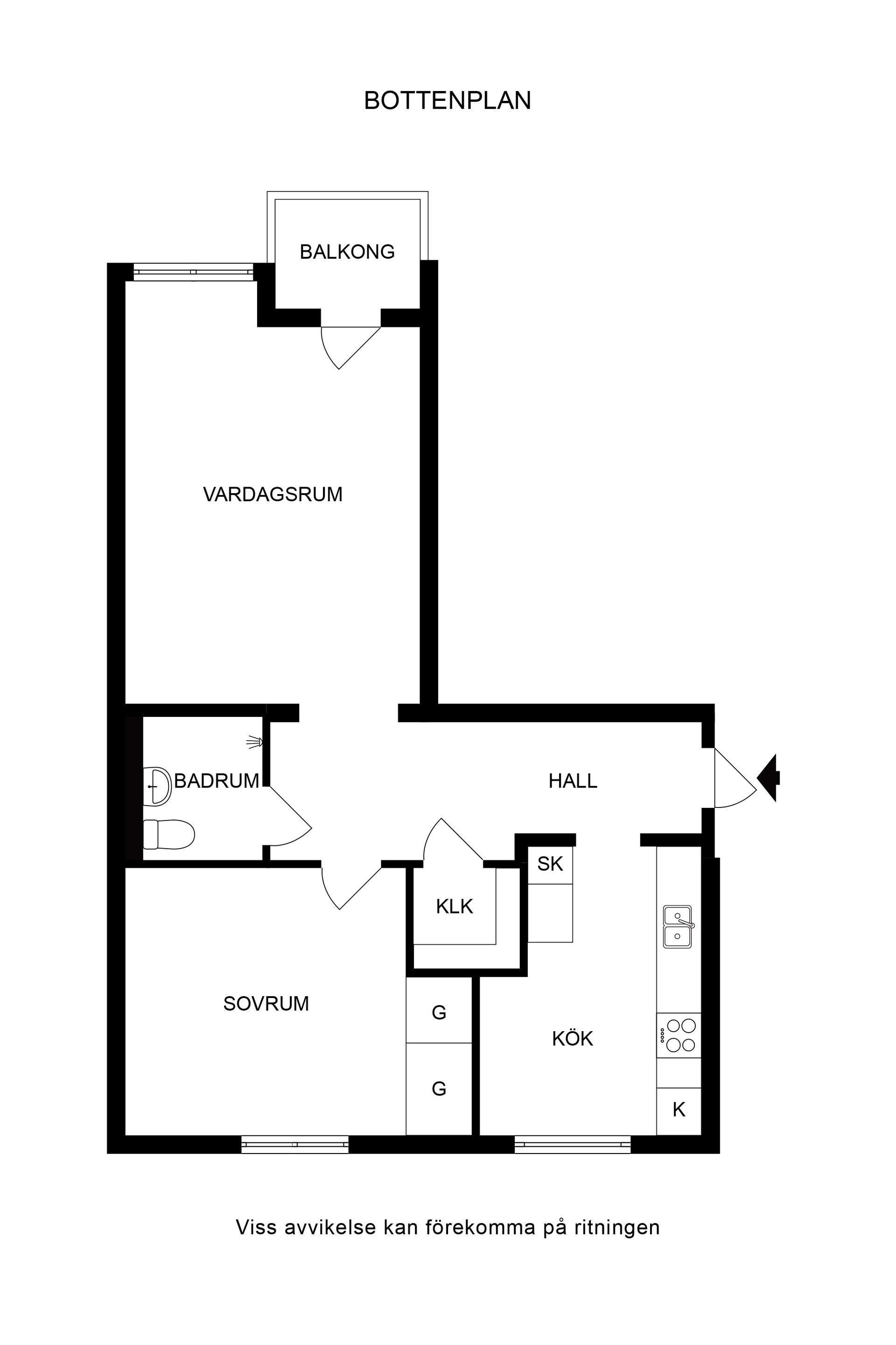 Bostadsrätt, Näsbychaussén 23A, Kristianstad