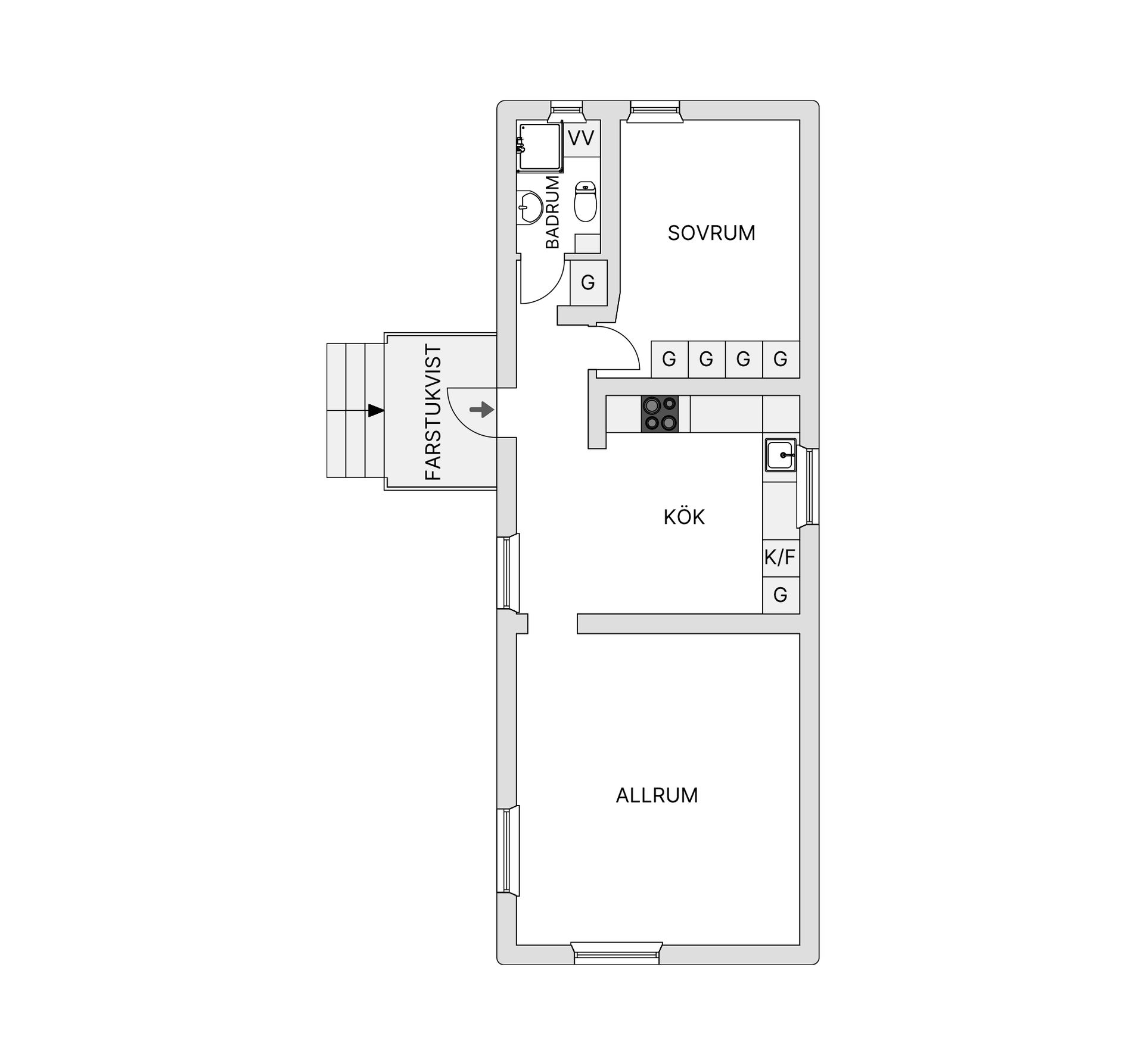 Villa, Kroksjöstrand 212, Storuman