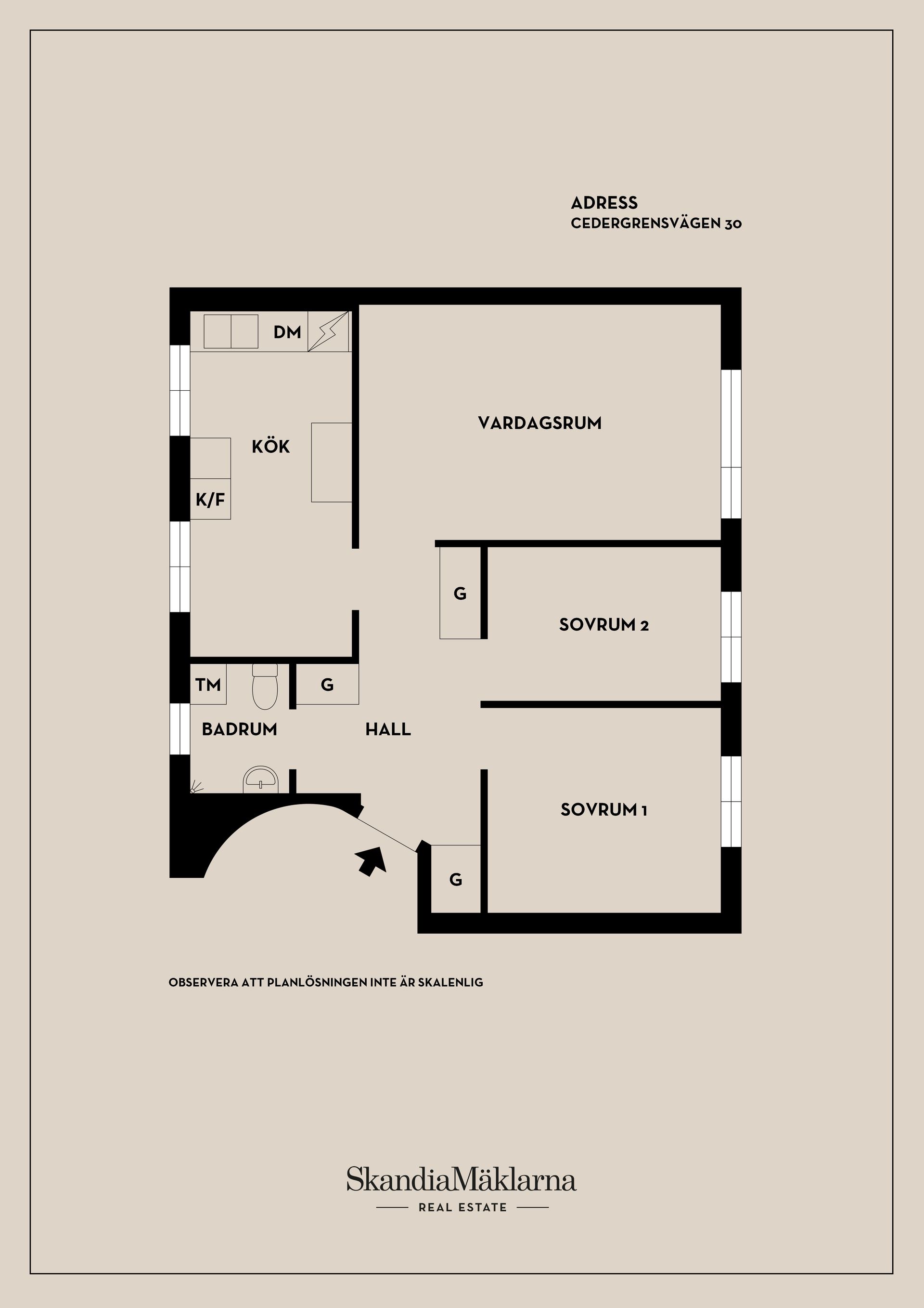 Bostadsrätt, Cedergrensvägen 30, Telefonplan / Midsommarkransen, Stockholm
