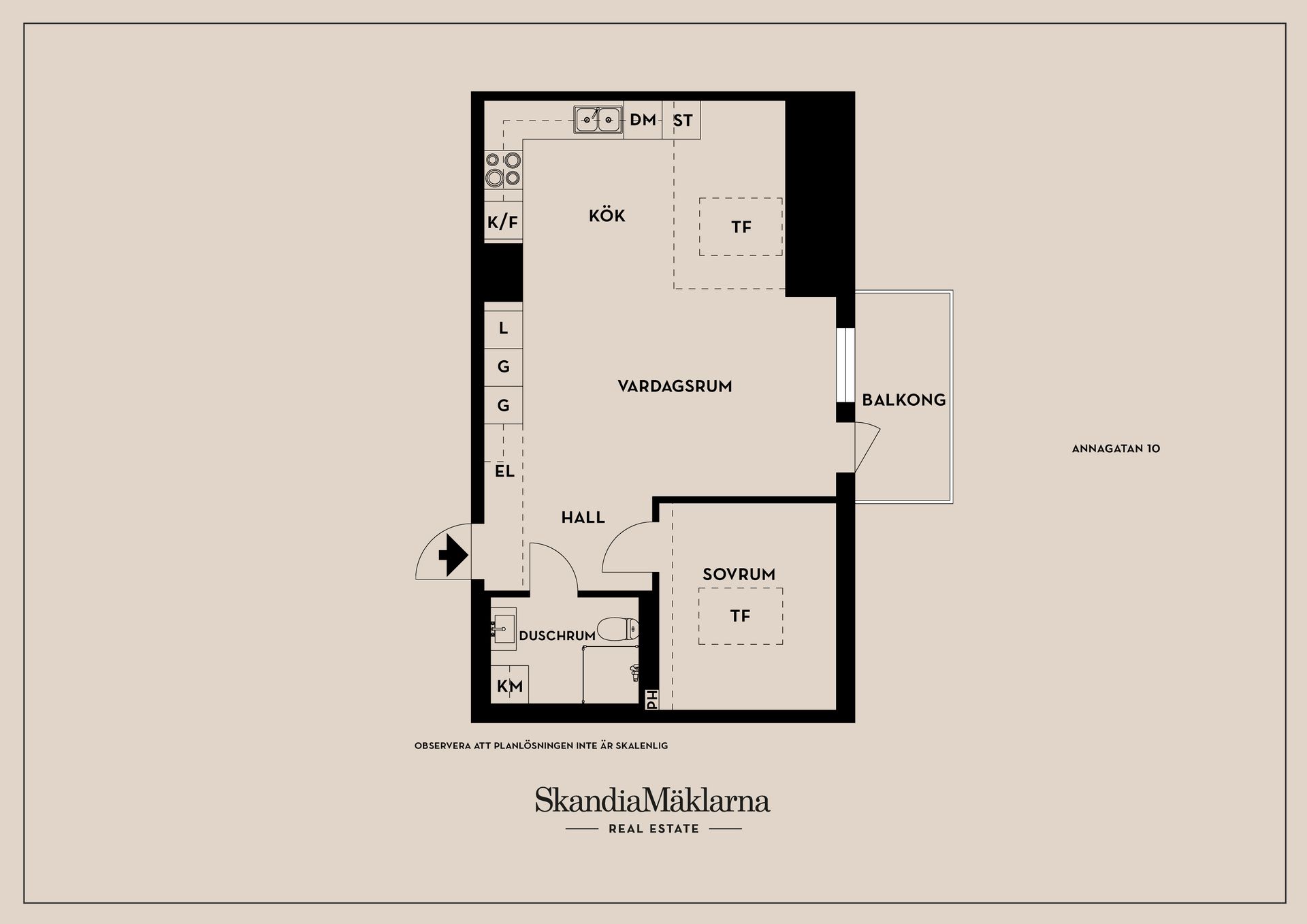Bostadsrätt, Annagatan 10, Centralt, Linköping
