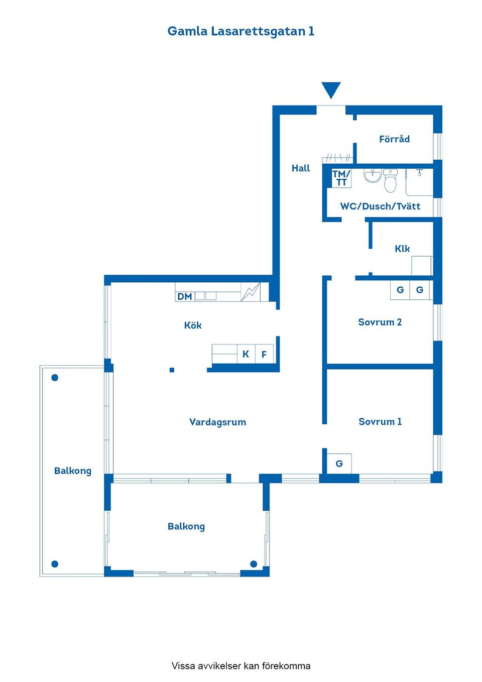 Bostadsrätt, Gamla Lasarettsgatan 1, Centralt, Norrköping