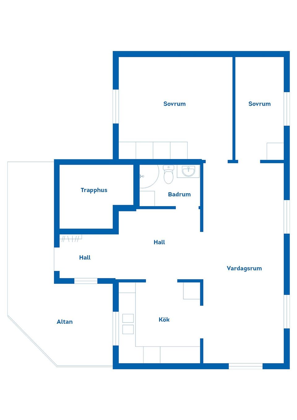 Bostadsrätt, Norra slottsgatan 15B, Gävle Centrum, Gävle
