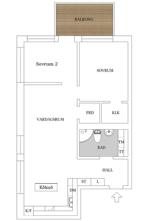 Bostadsrätt, Karlsbodavägen 42, vån 4, Bromma - Mariehäll, Stockholm