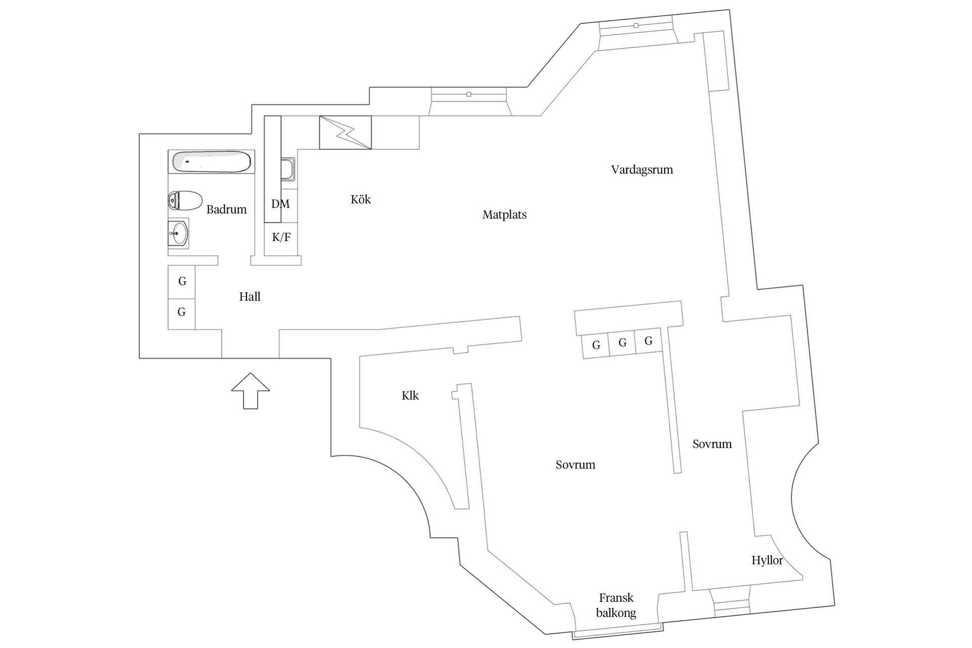 Bostadsrätt, Högalidsgatan 42A, Södermalm Högalid, Stockholm
