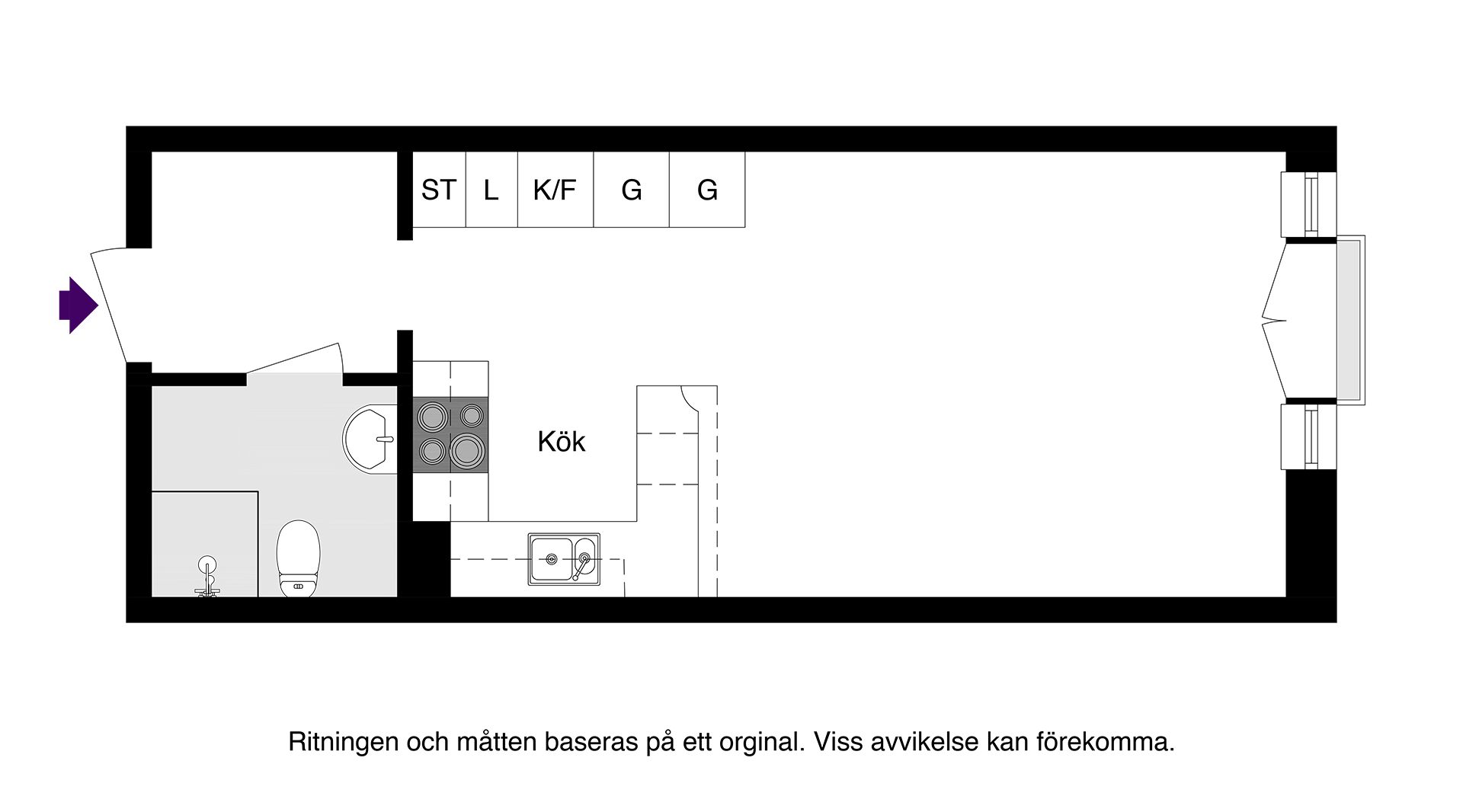 Bostadsrätt, S:t Johannesgatan 36C, Kåbo, Uppsala