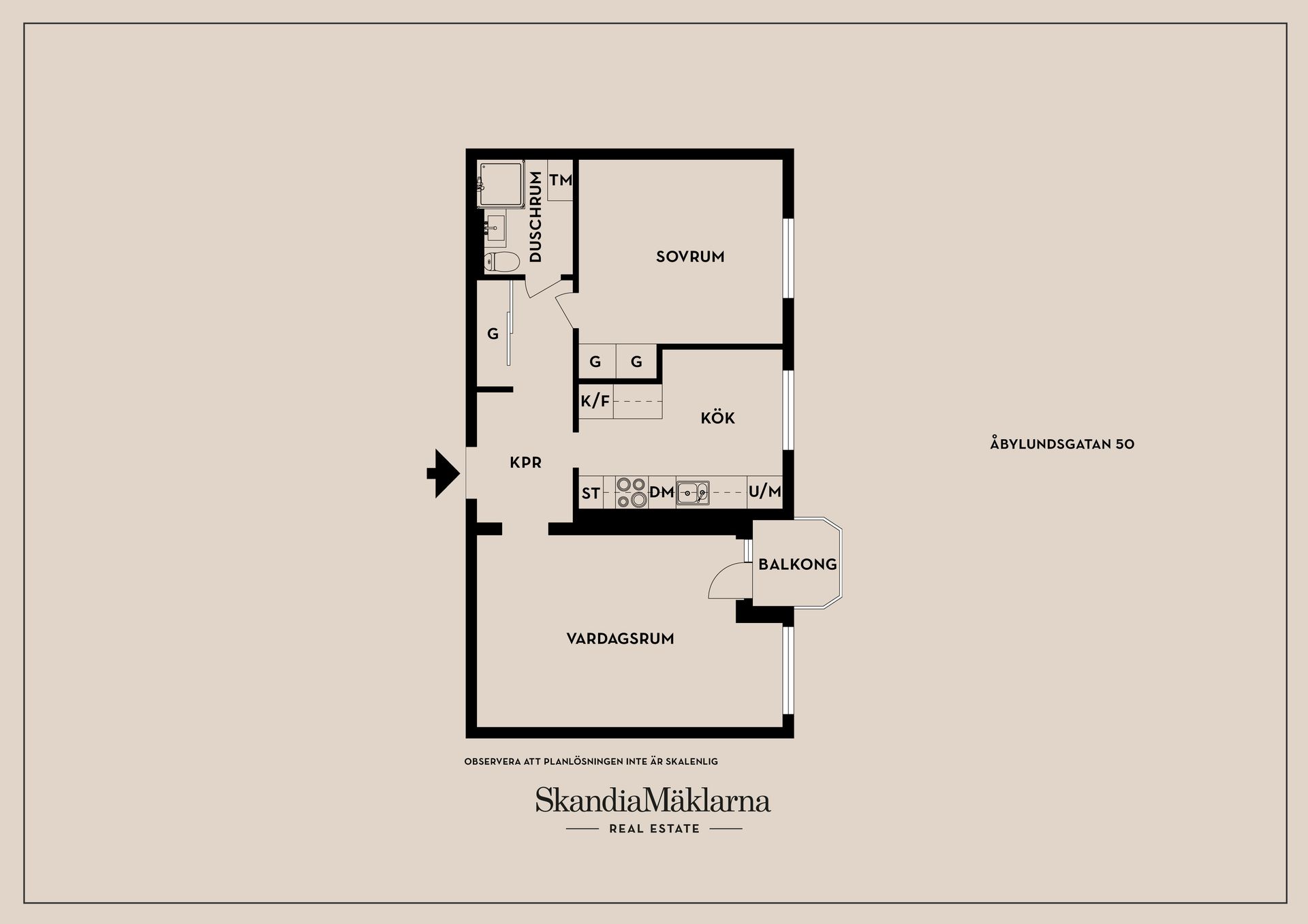 Bostadsrätt, Åbylundsgatan 50, Åbylund, Linköping