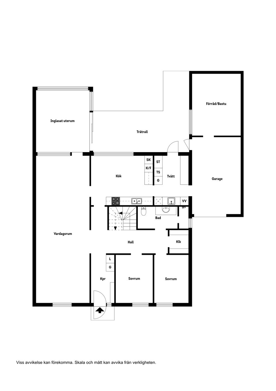 Villa, Bondgårdsgatan 16M, Kumla Centralt, Kumla