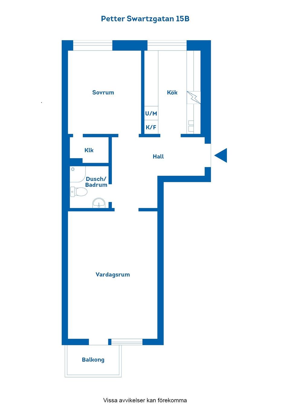 Bostadsrätt, Petter Swartzgatan 15B, Söder, Norrköping