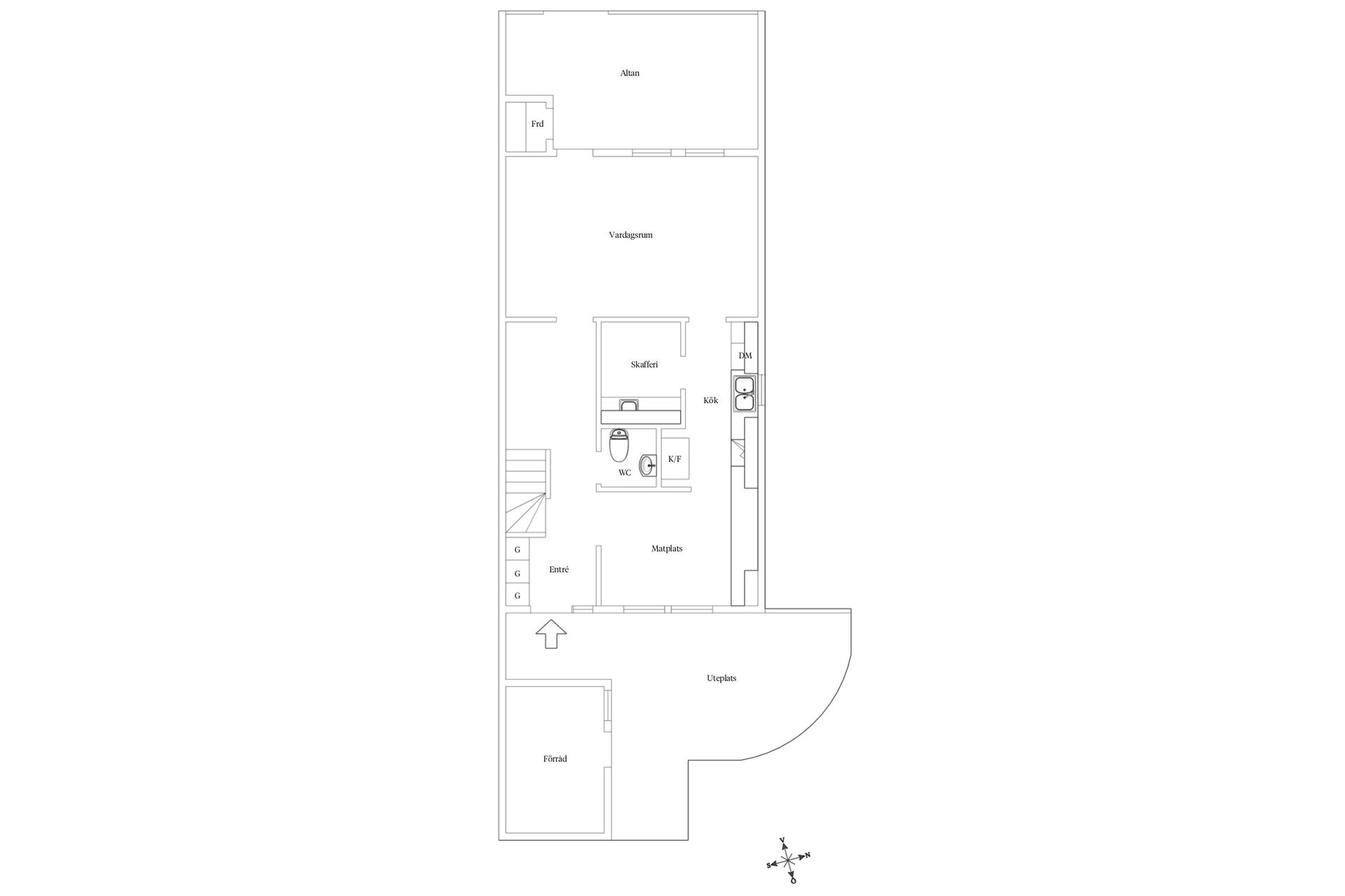 Villa, Radhus, Arrendegatan 155, Alingsås