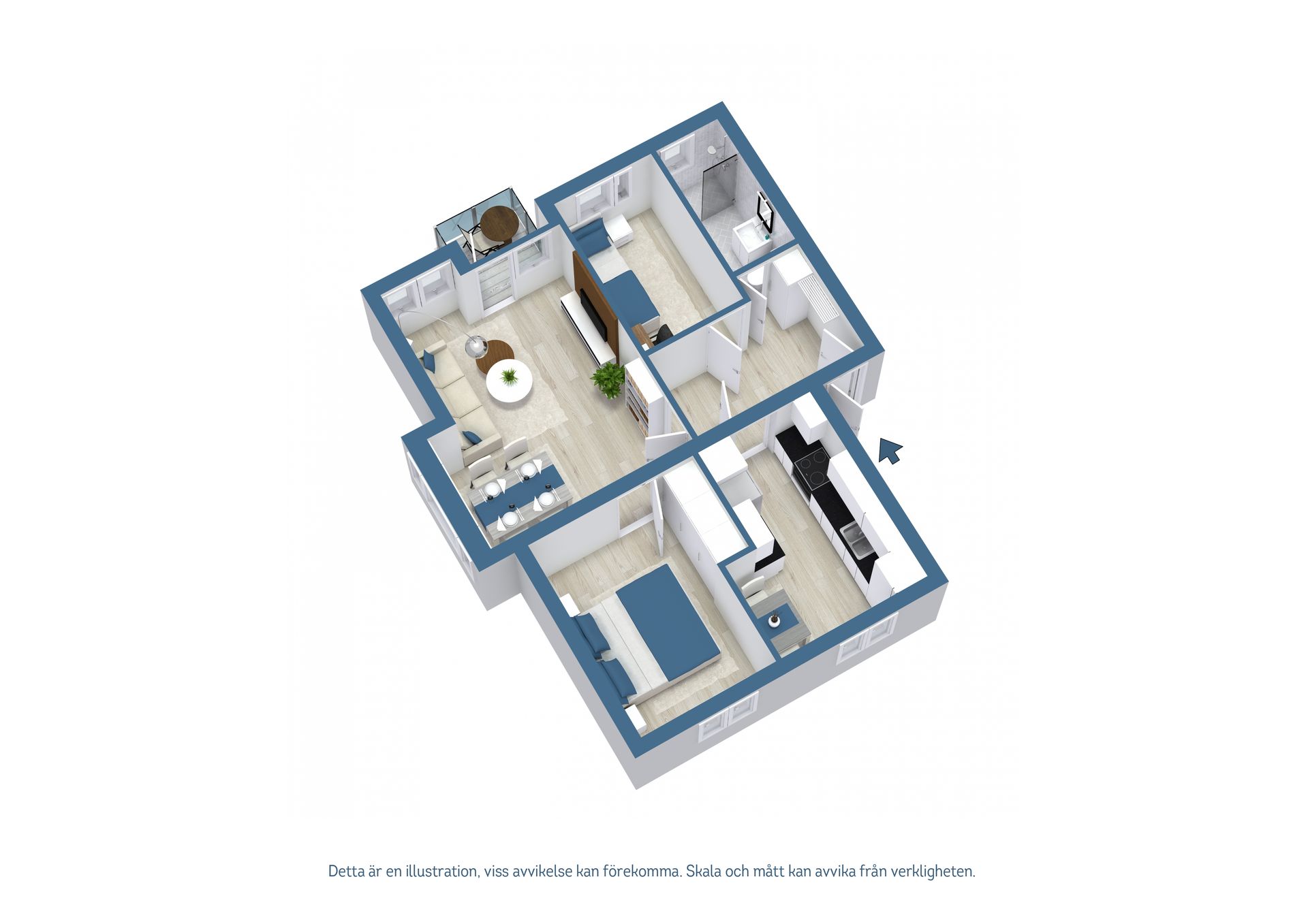 Bostadsrätt, Rådhusallén 9A, Tierp