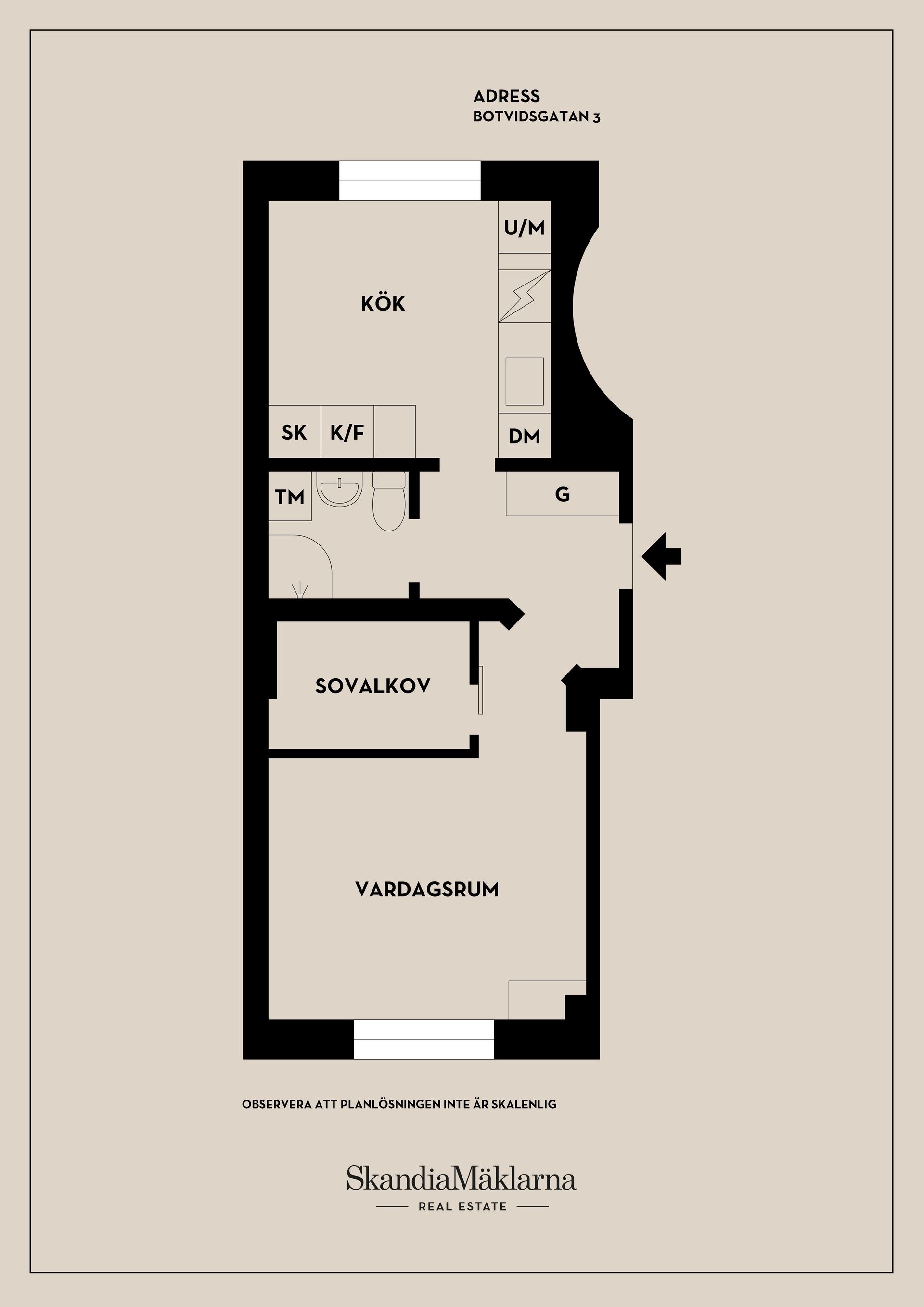 Bostadsrätt, Botvidsgatan 3, Aspudden, Stockholm