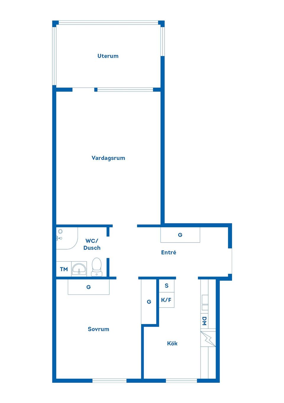 Bostadsrätt, Hantverksgatan 27C, Centralt, Oskarshamn