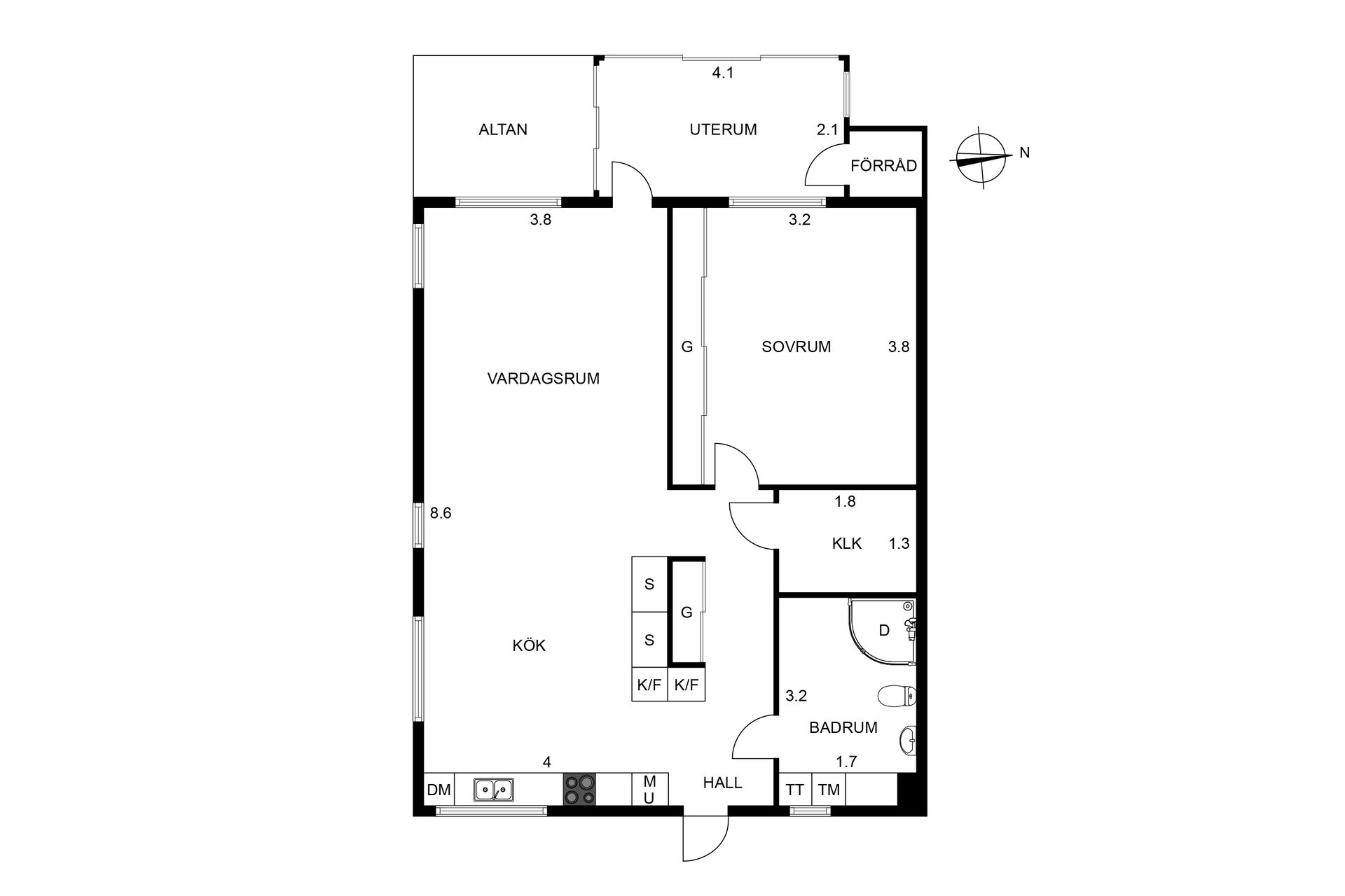 Bostadsrätt, Bryggvägen 8B, Korseberg, Vänersborg