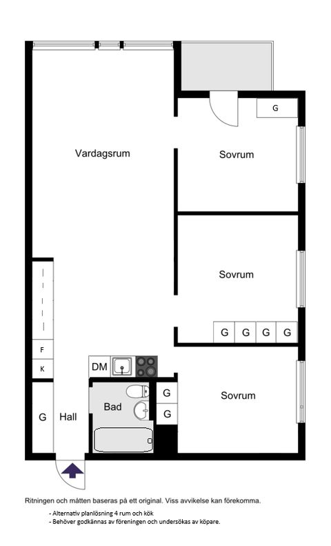Bostadsrätt, Ljusstöparbacken 1, vån 5, Gröndal, Stockholm