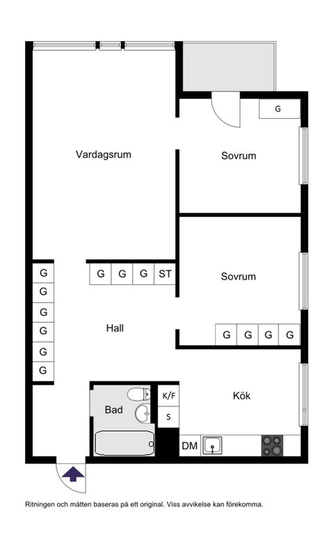 Bostadsrätt, Ljusstöparbacken 1, vån 5, Gröndal, Stockholm