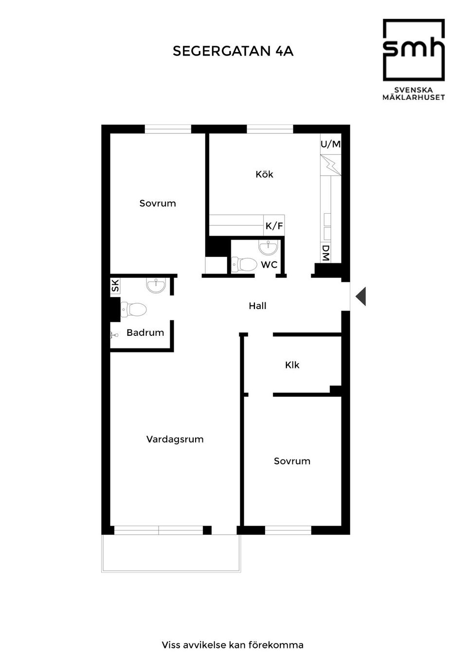 Bostadsrätt, Segergatan 4A, Västra Fäladen, Landskrona