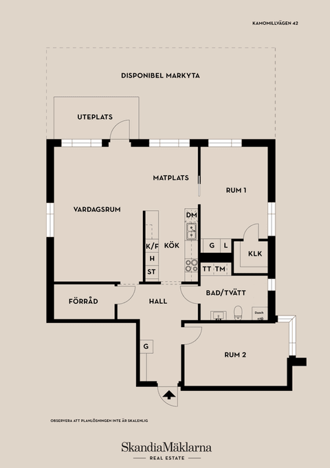 Bostadsrätt, Kamomillvägen 42, Hildedal, Göteborg