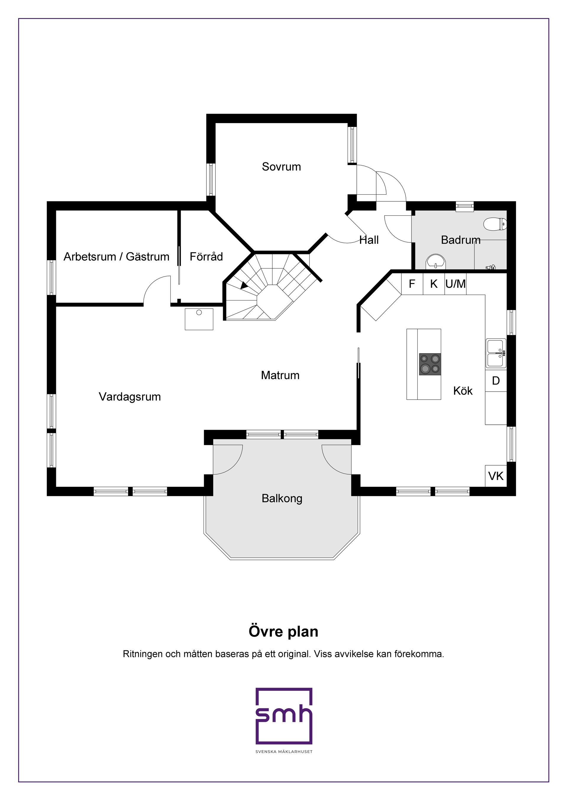Villa, Stenbjörns väg 12, Bålsta-Yttergran, Håbo