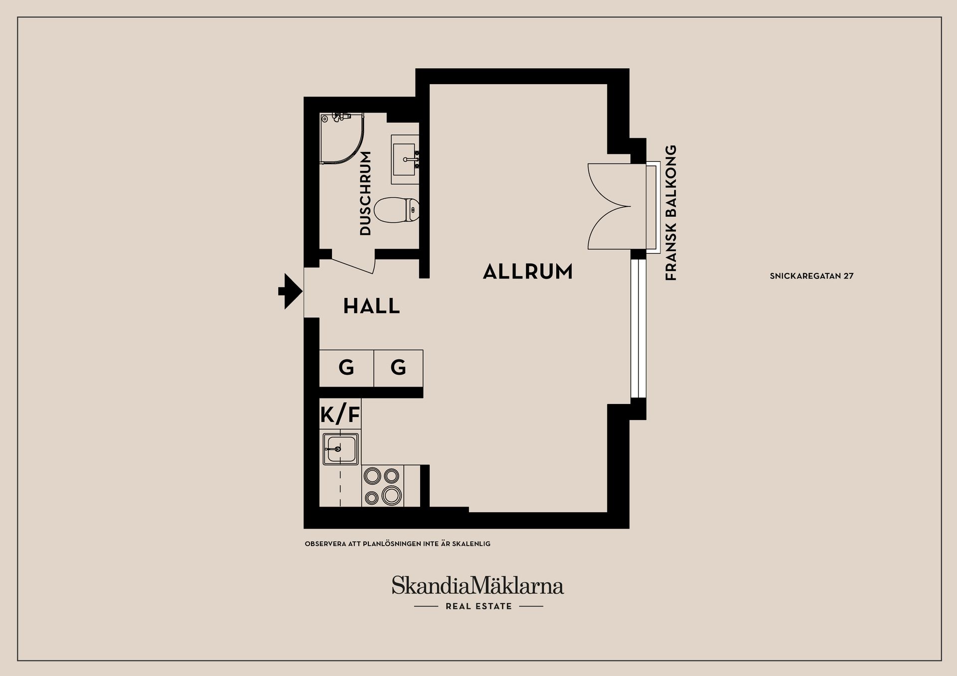 Bostadsrätt, Snickaregatan 27, Linköping