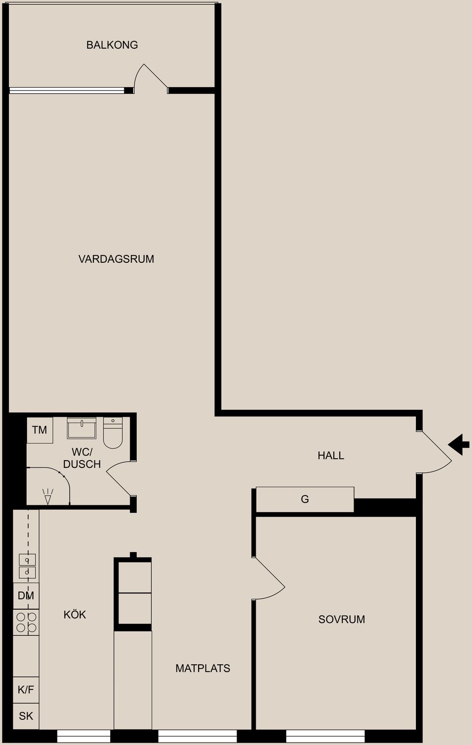 Bostadsrätt, Bergslagsvägen 21, Skärblacka, Norrköping