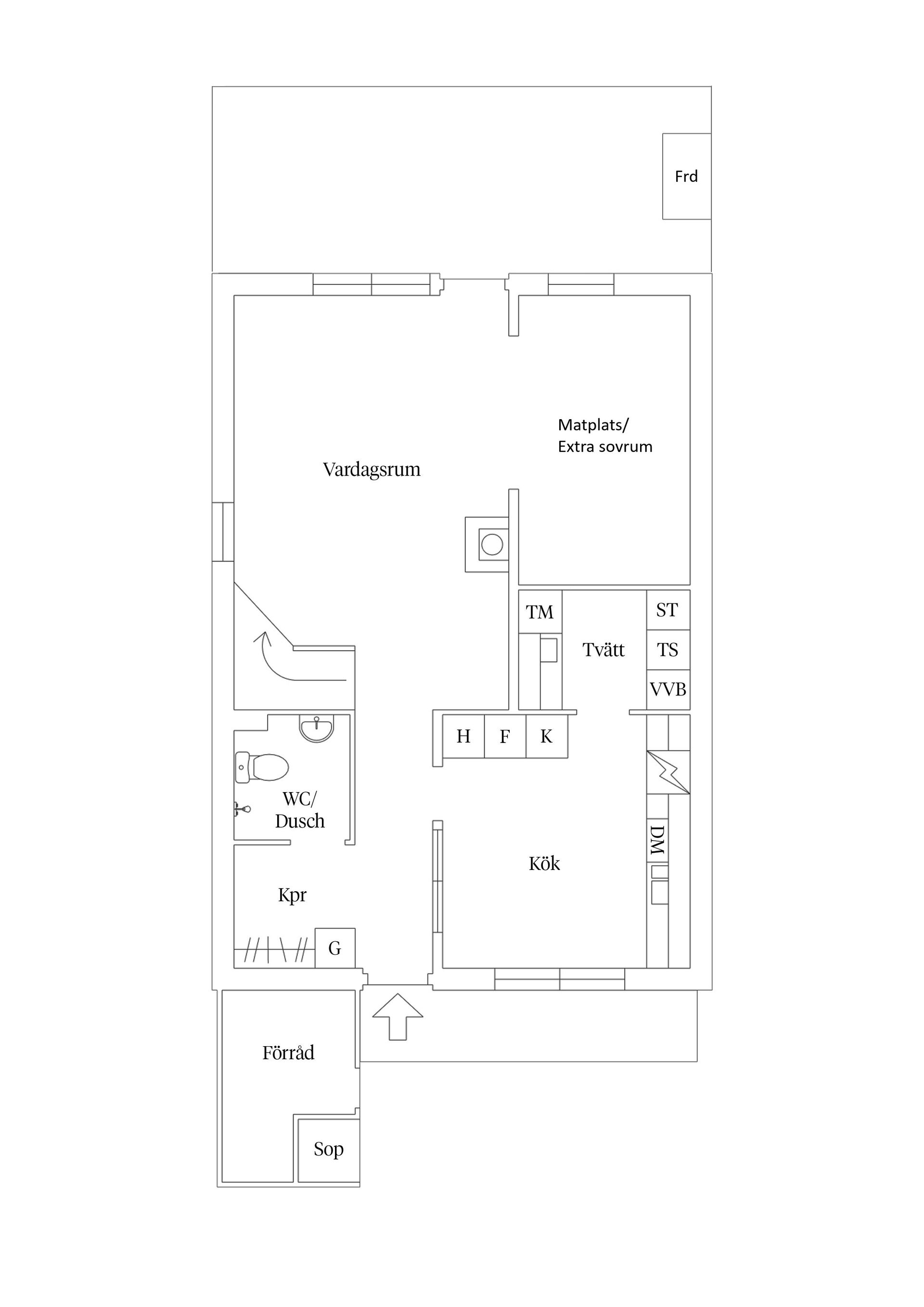 Radhus, Vassvägen 5E, Snättringe, Huddinge
