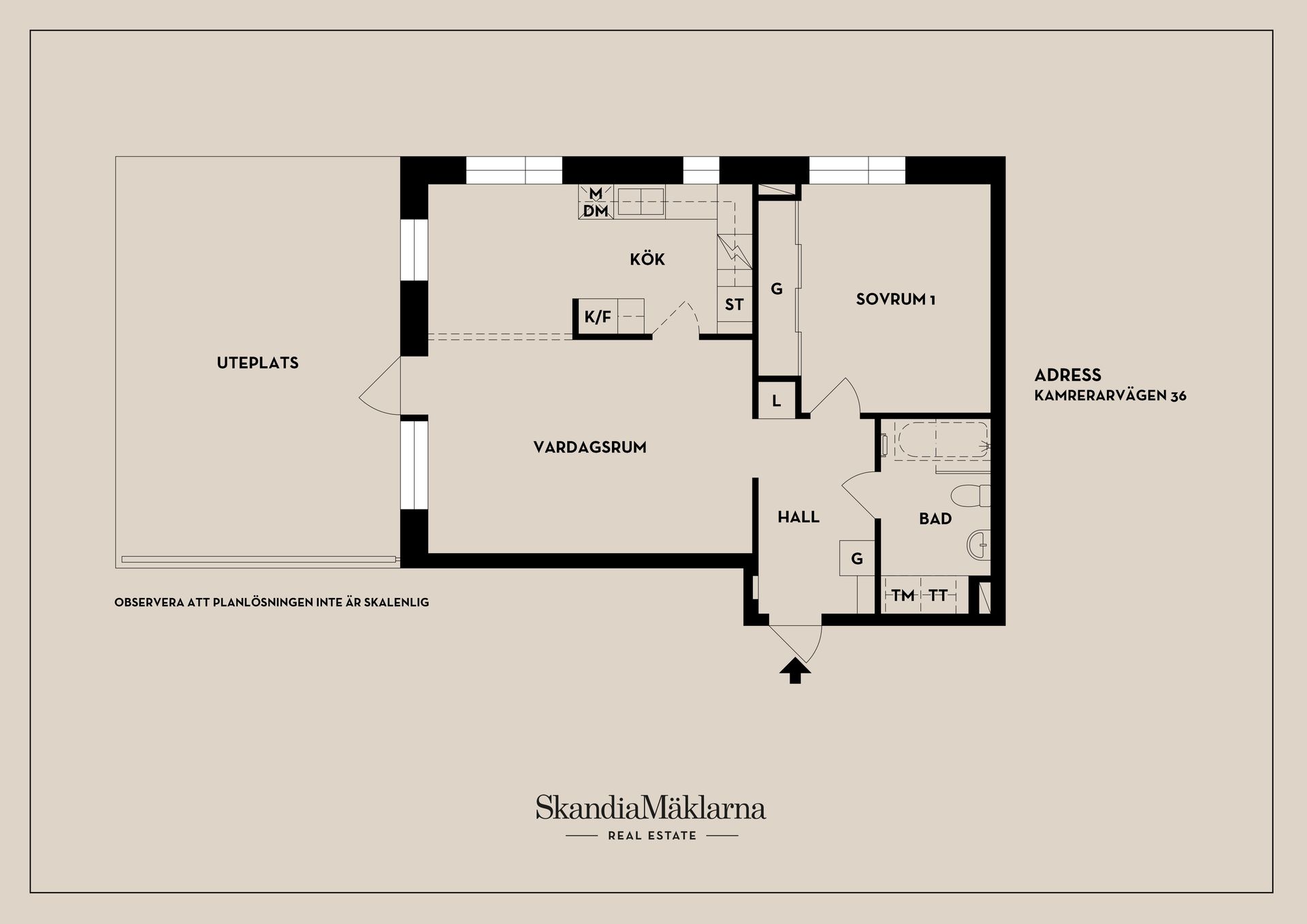 Bostadsrätt, Kamrerarvägen 36, Hägerstensåsen, Stockholm