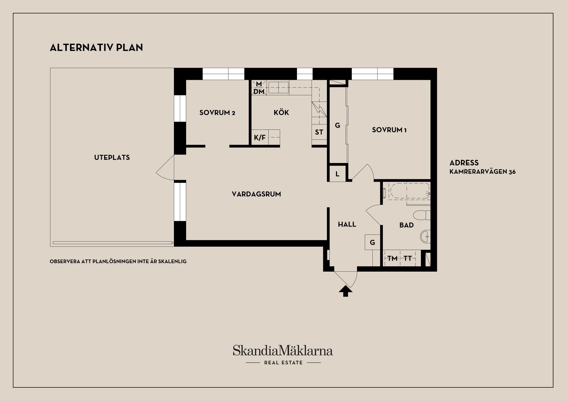 Bostadsrätt, Kamrerarvägen 36, Hägerstensåsen, Stockholm