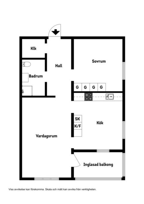 Bostadsrätt, Skogsgatan 4B, Centralt, Örnsköldsvik