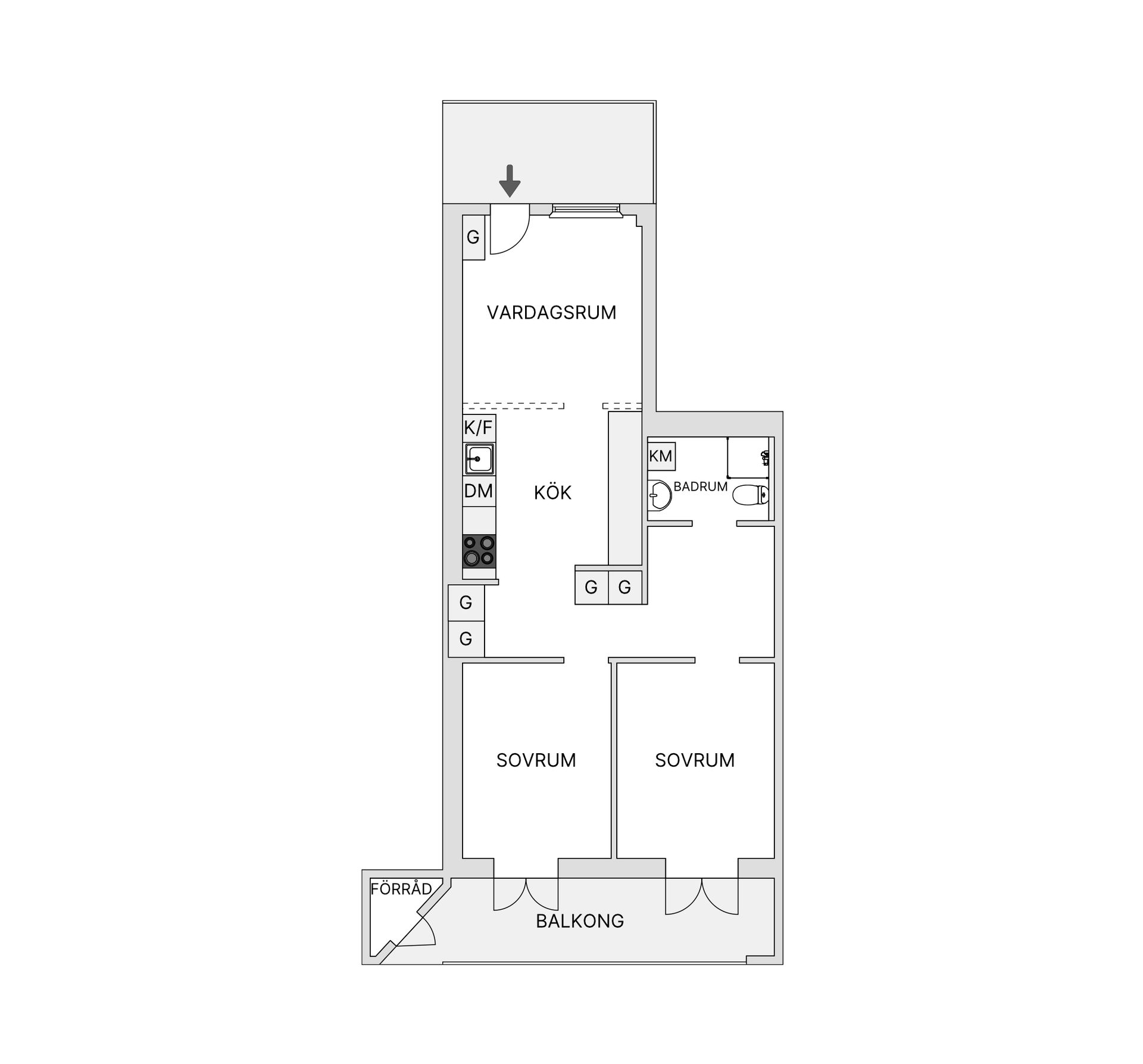 Bostadsrätt, Kungssätravägen 18, Sätra - Skärholmen, Stockholm
