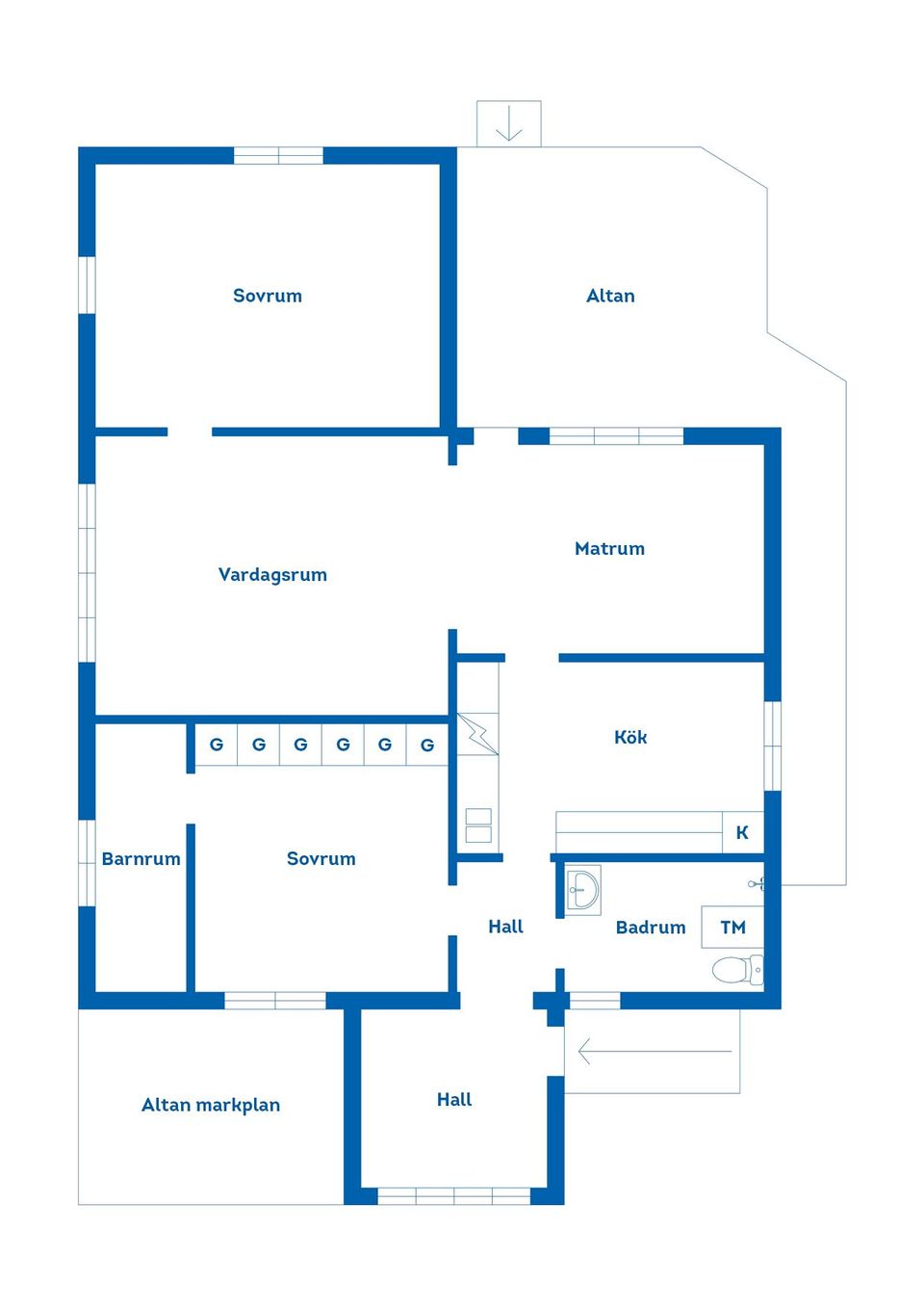 Villa, Lotsbacksvägen 3, Aspö, Karlskrona