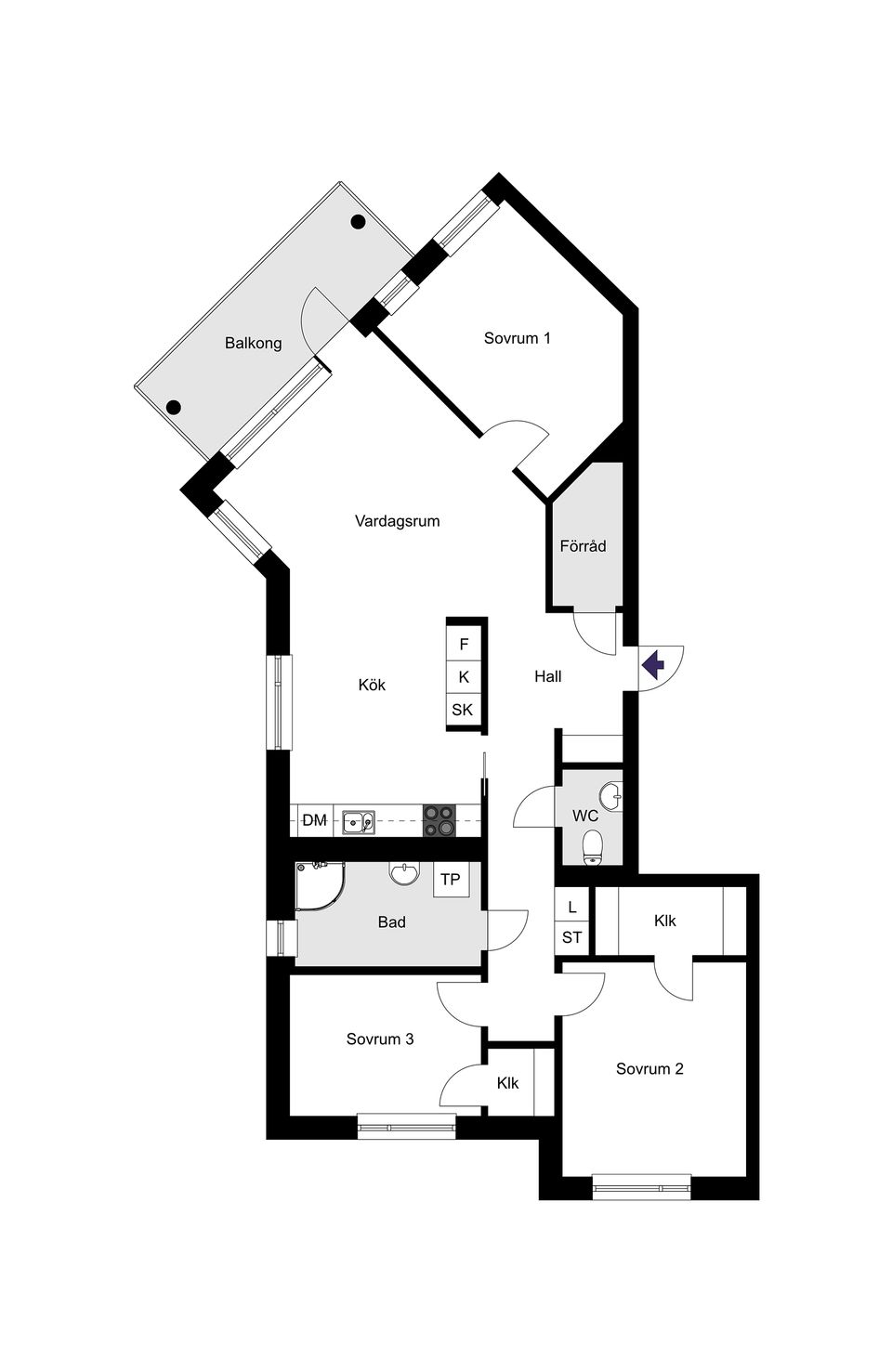 Bostadsrätt, Enbärsvägen 7, Kungsängen/Tibblehöjden, Upplands-Bro