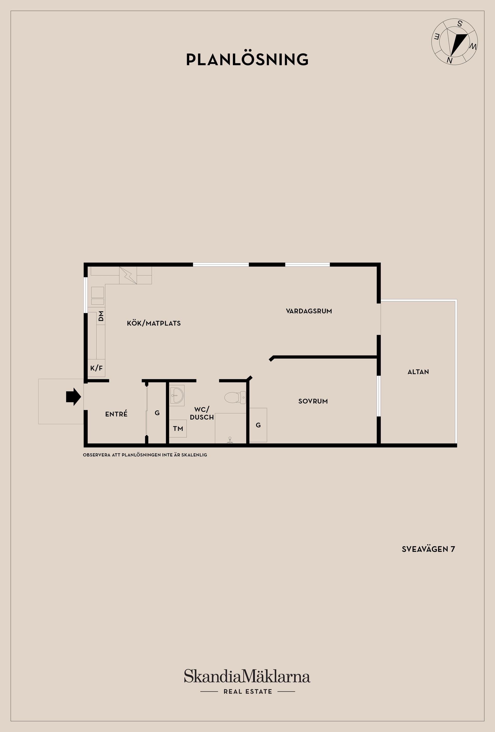Bostadsrätt, Sveavägen 7, Flen - Centralt, Flen