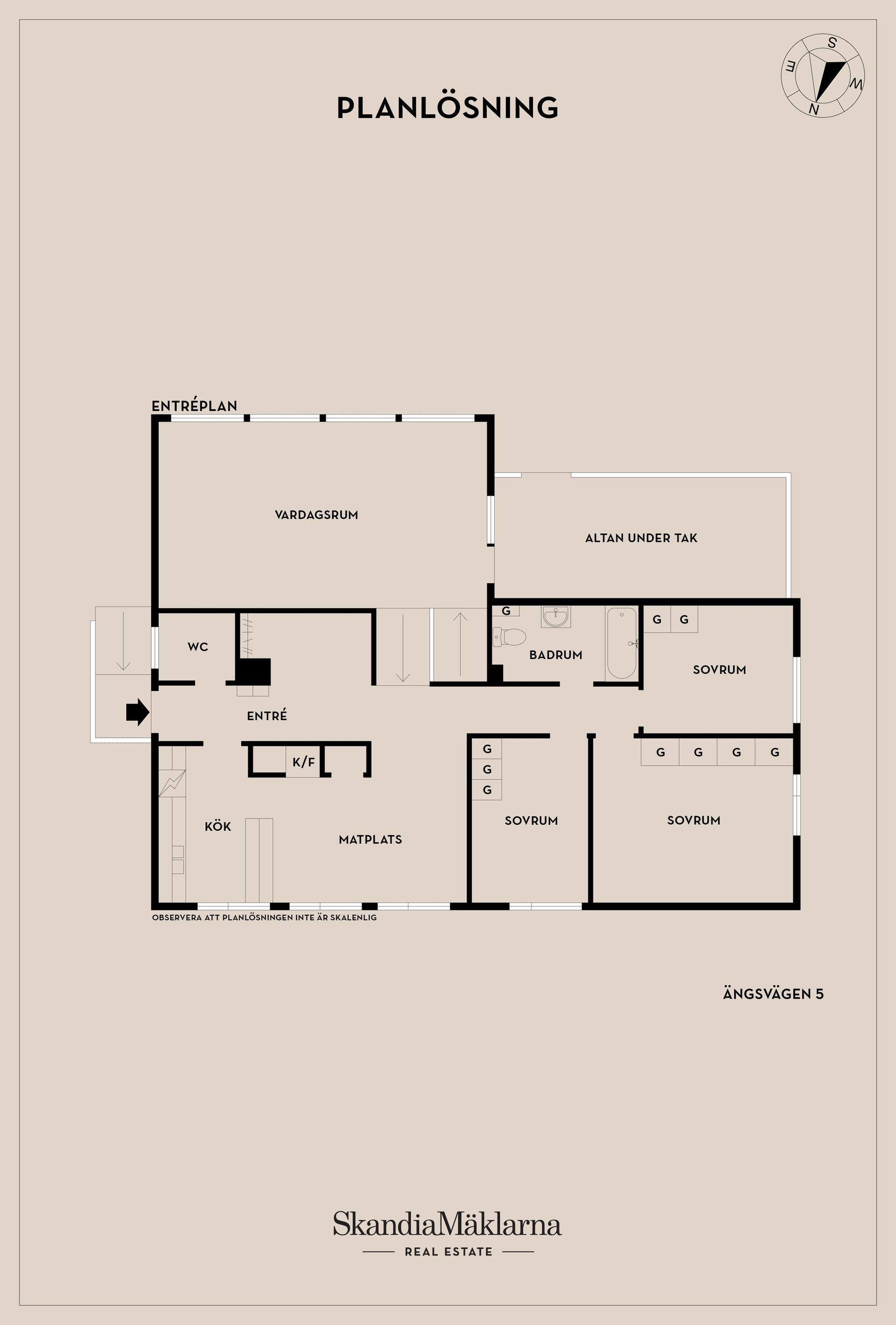 Villa, Ängsvägen 5, Mellösa, Flen