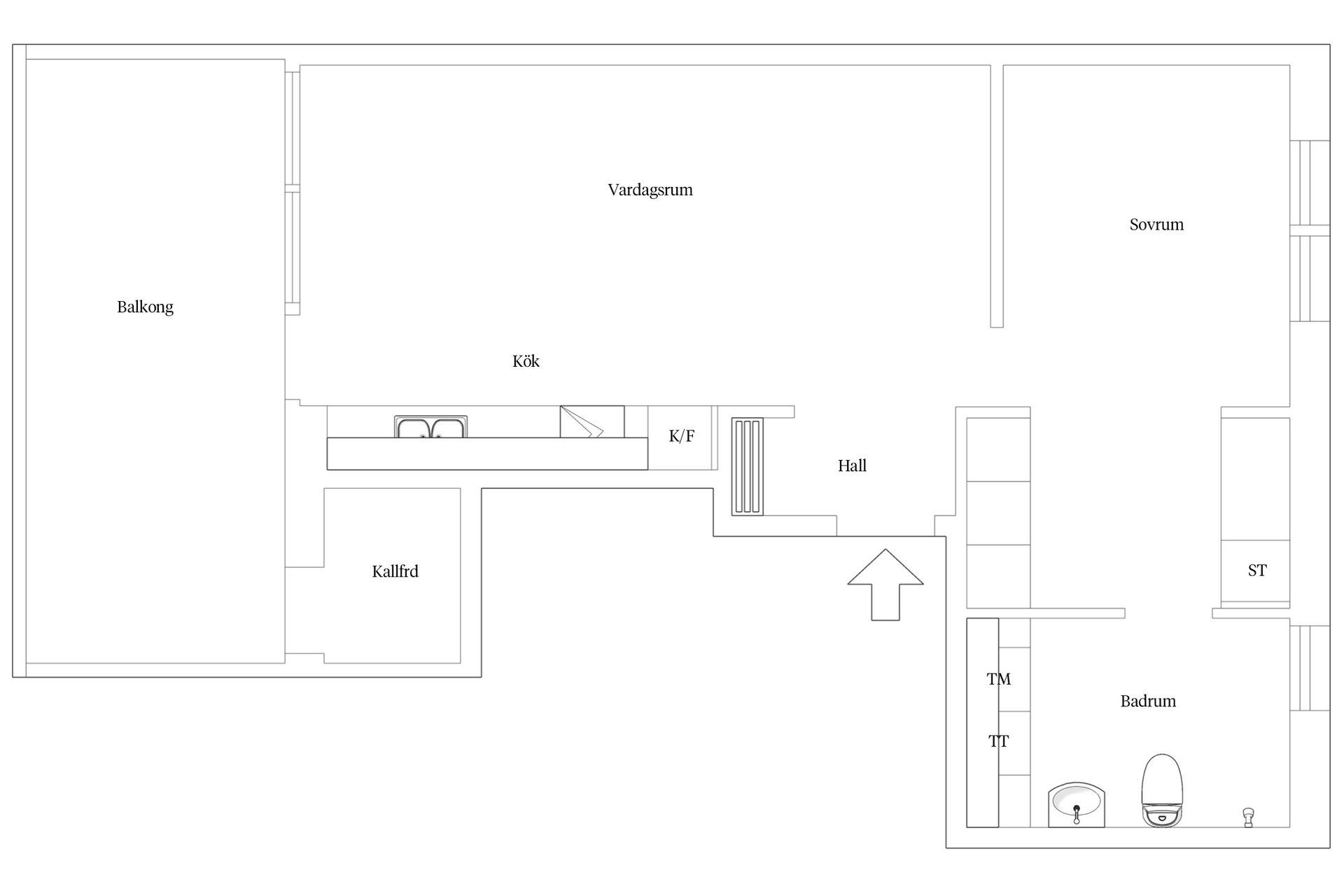Bostadsrätt, Tingsgatan 41, Dammsvedjan, Borås