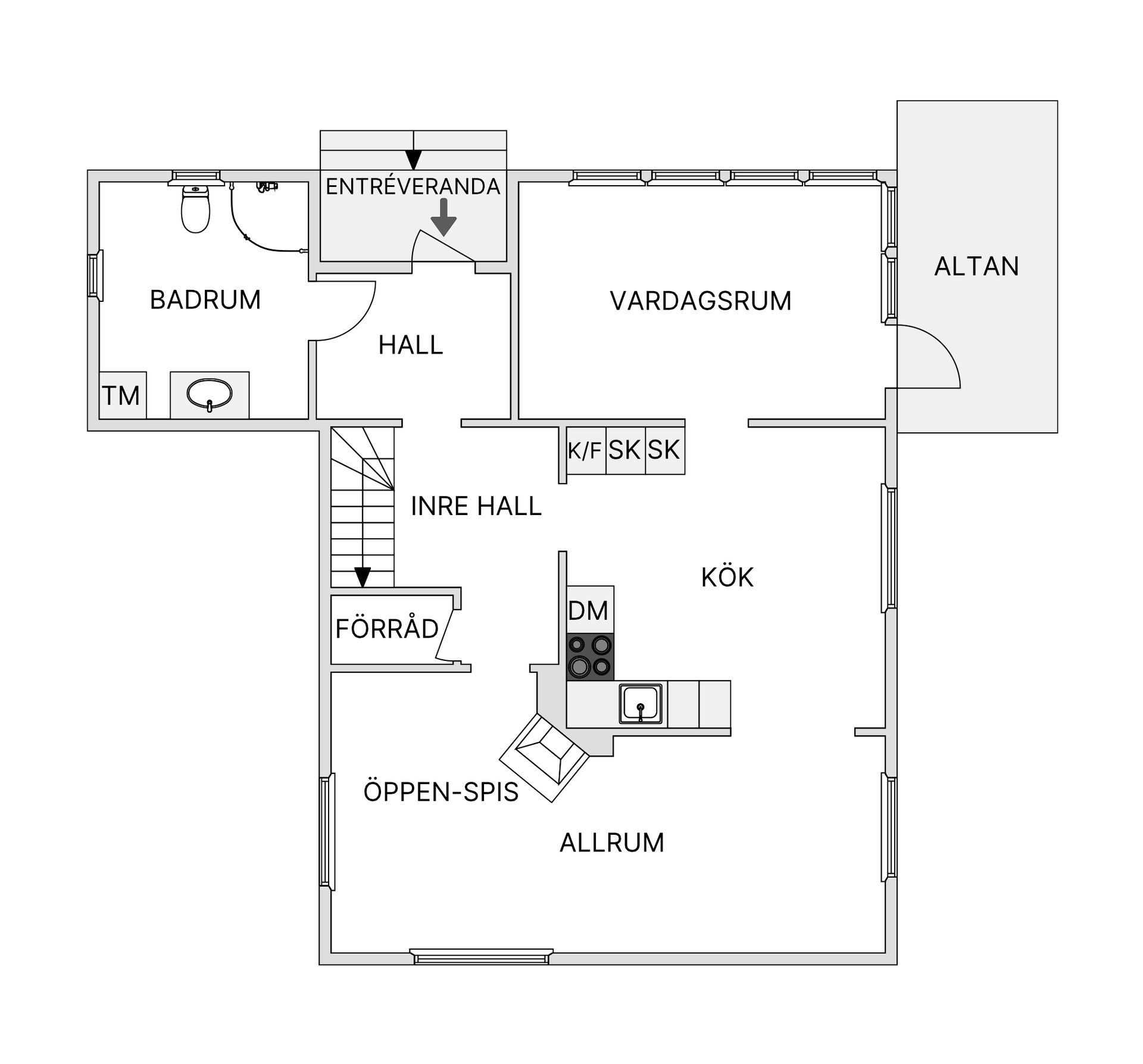 Villa, Österböle 220, Österböle/Ballsta, Östersund