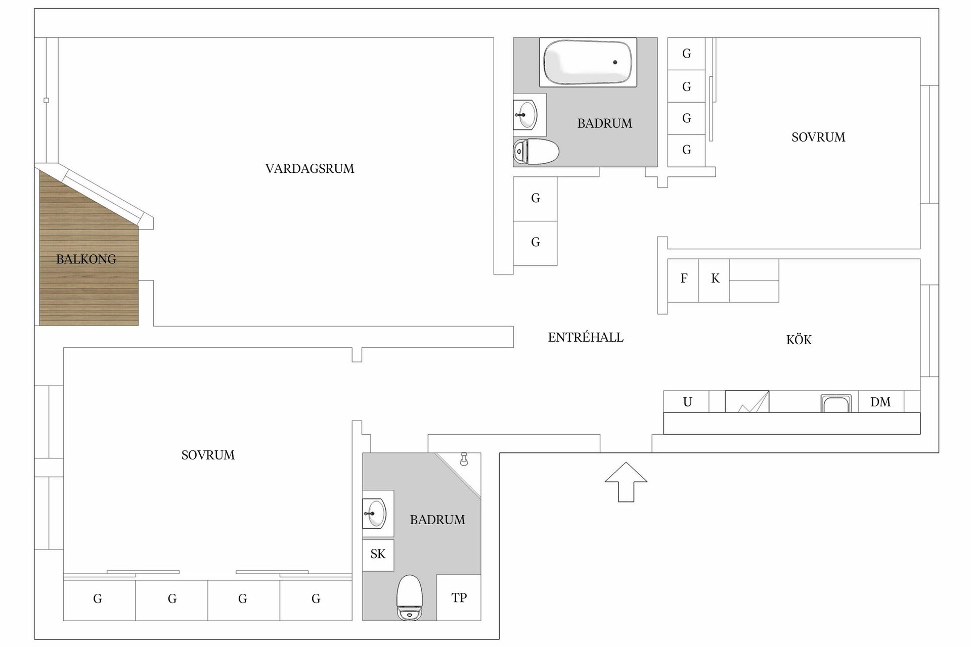 Bostadsrätt, Jonebergsvägen 3B, Simrishamn - Centralt, Simrishamn