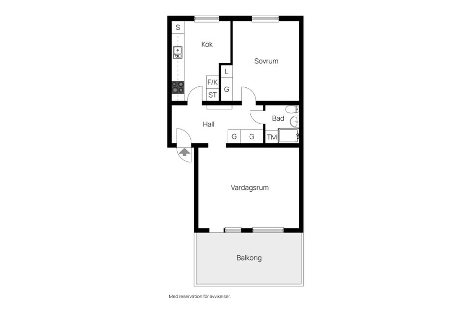 Bostadsrätt, Norregatan 26b, Centralt Trelleborg, Trelleborg