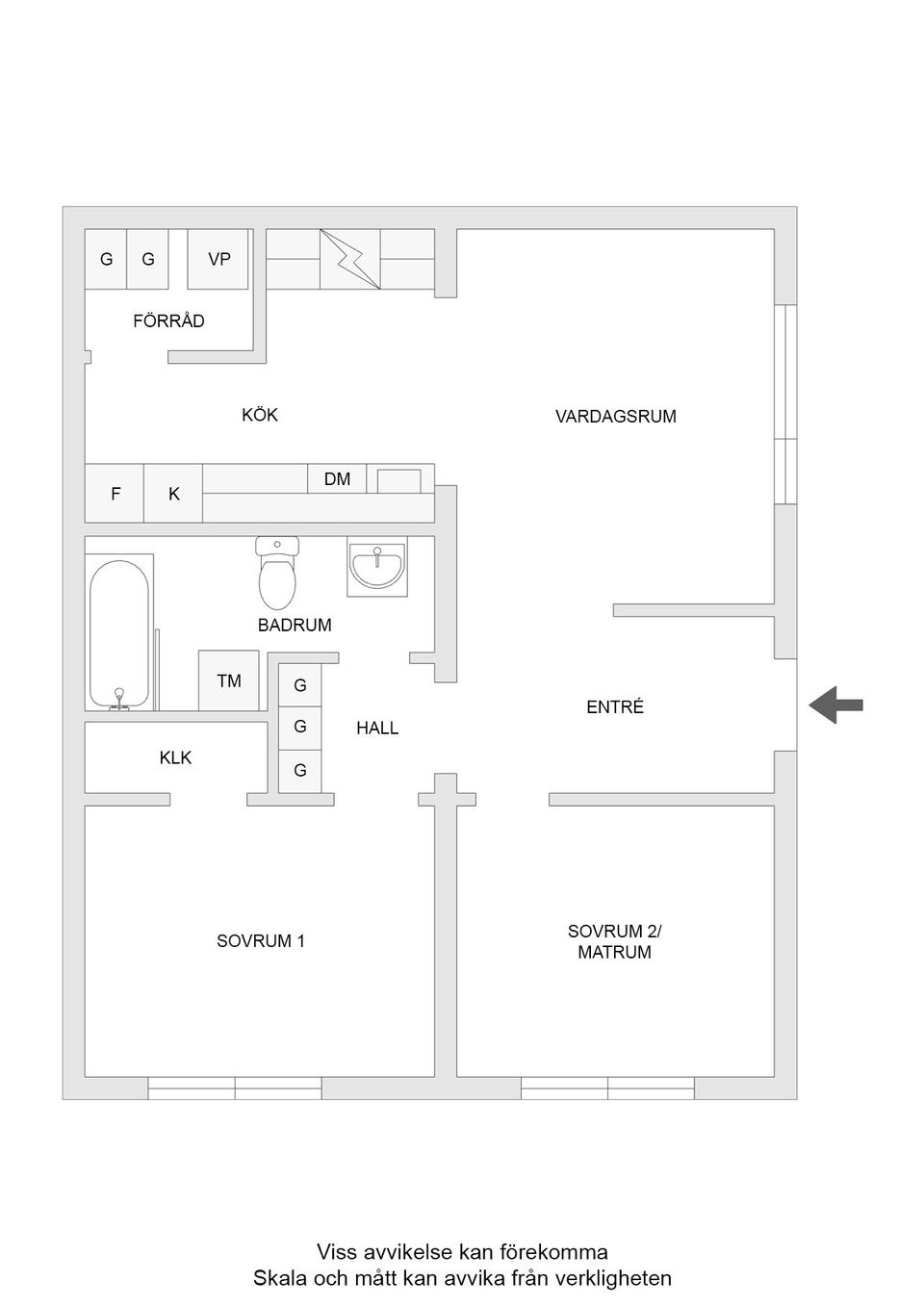 Bostadsrätt, Höjdgatan 15, Övre Holm, Motala