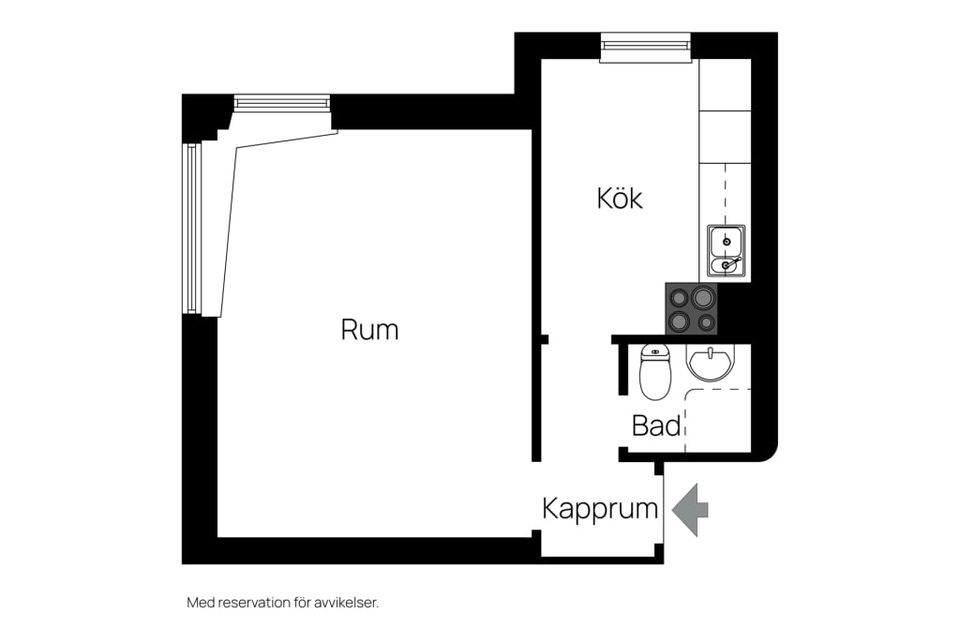 Bostadsrätt, S:t Olofsgatan 38, Norrköping