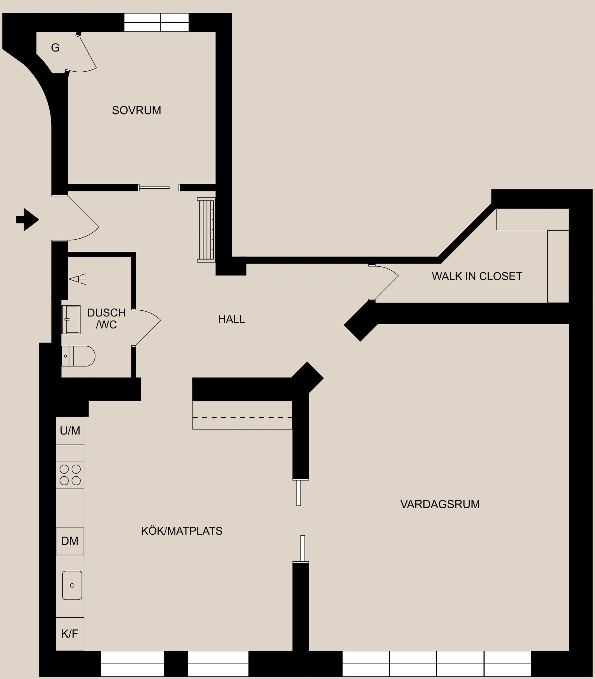 Bostadsrätt, Hospitalsgatan 12A, Centralt, Norrköping