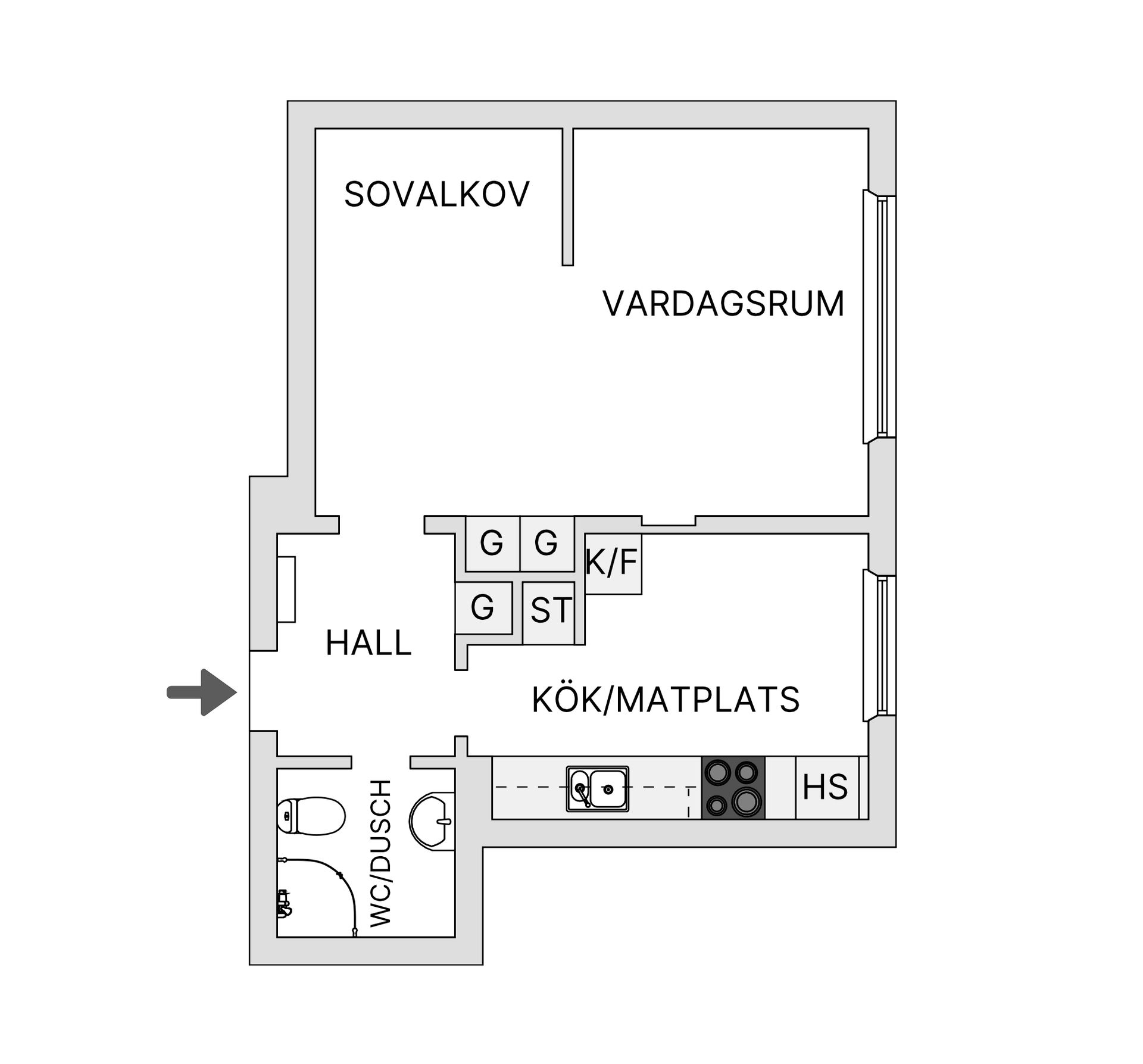 Bostadsrätt, Trandaredsgatan 25, Trandared, Borås