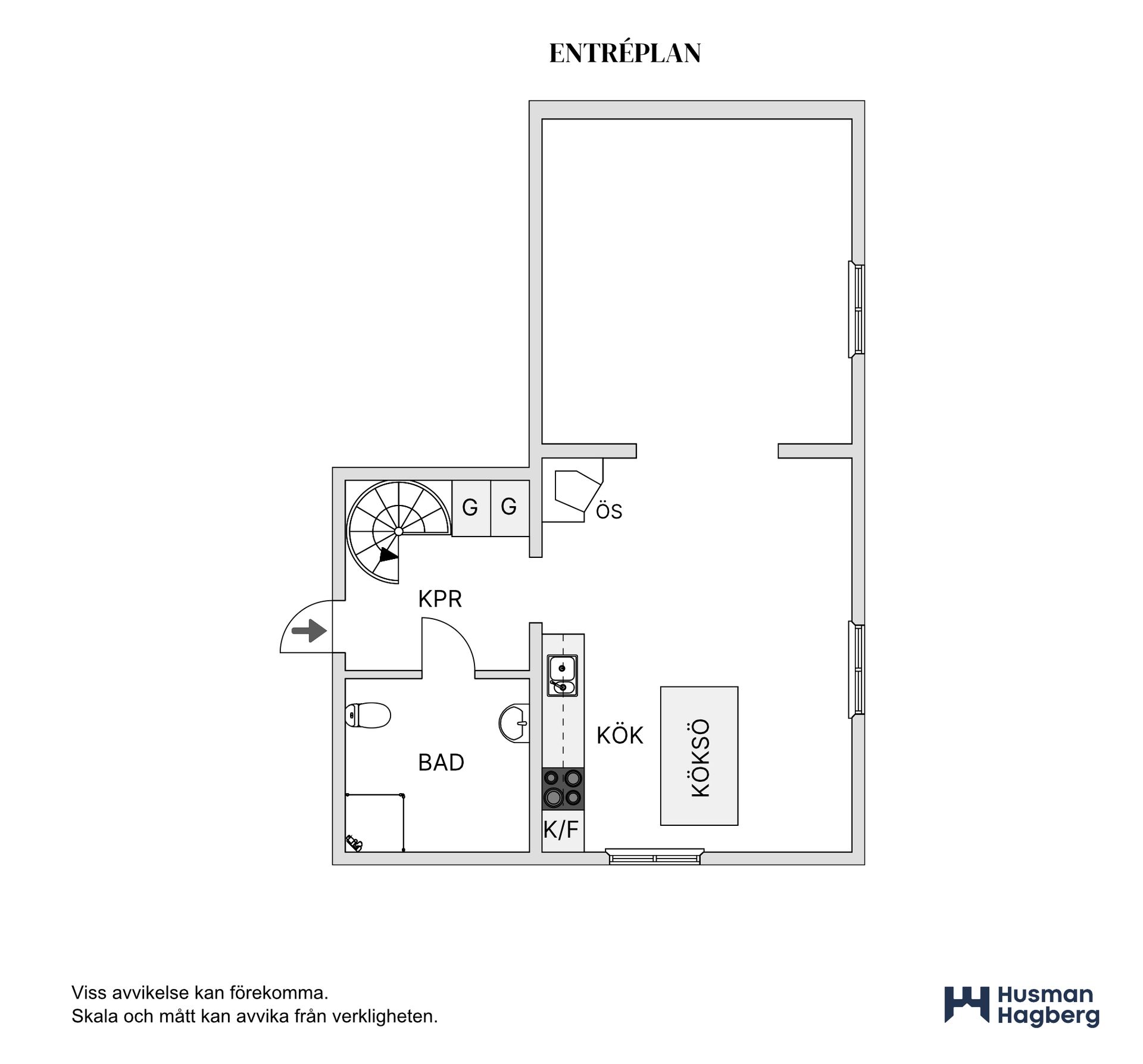 Bostadsrätt, Skolgatan 9A, Väst På Stan, Umeå