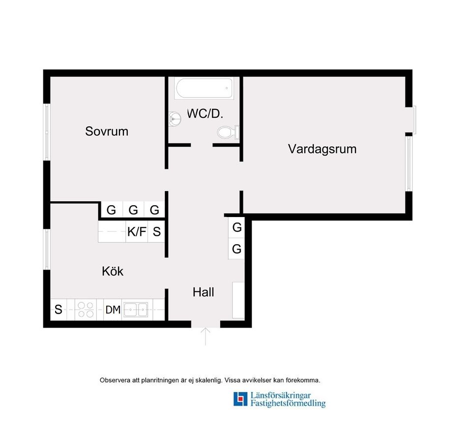 Bostadsrätt, Centralvägen 11B, Centralt, Upplands Väsby
